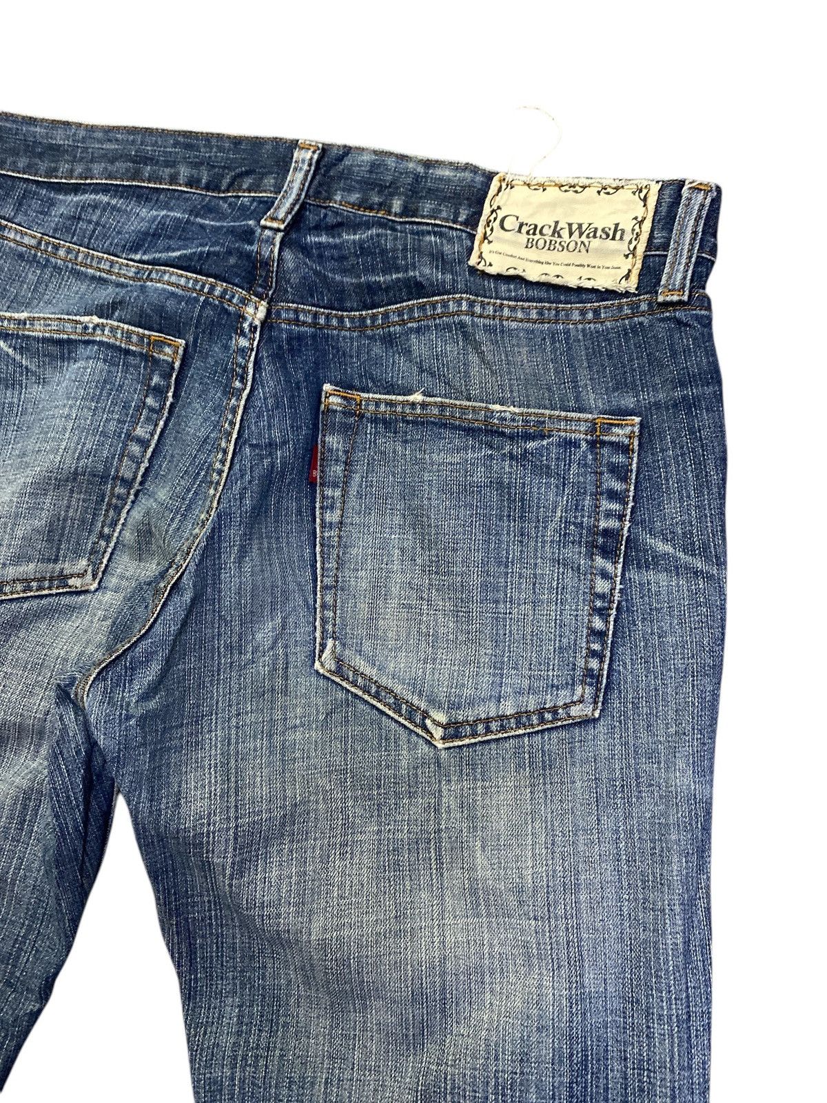 If Six Was Nine × Vintage Vintage Crack Wash Bobson Flare Denim Size US 32 / EU 48 - 11 Thumbnail