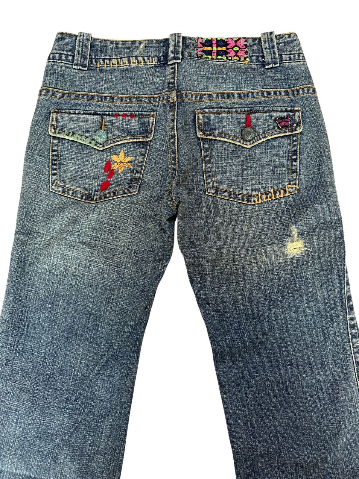 Japanese Brand Flared Jeans Free People Distressed Bootcut Denim Size US 30 / EU 46 - 16 Thumbnail