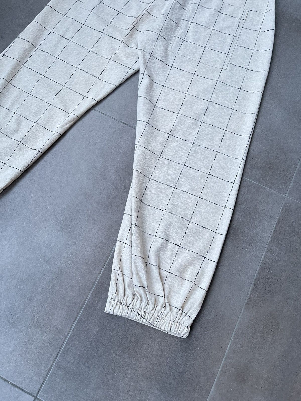 Henrik Vibskov !DS! SS22 Henrik Vibskov Mads Beige Black Casual Pants Size US 34 / EU 50 - 15 Thumbnail