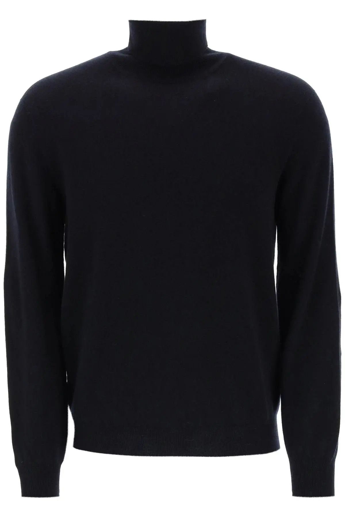 image of Agnona O1S22I1N0224 Seamless Cashmere Turtleneck Sweater In Blue, Men's (Size Large)