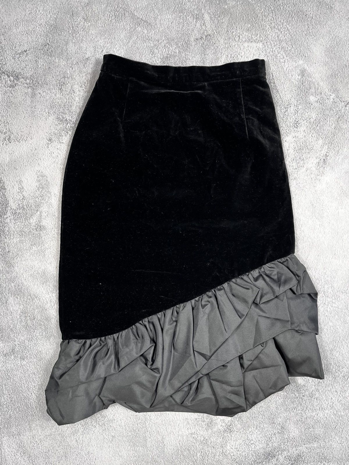 Other Vintage Y2K Velour asymmetric midi skirt opium size 36 Size 25" / US 0 / IT 36 - 6 Thumbnail