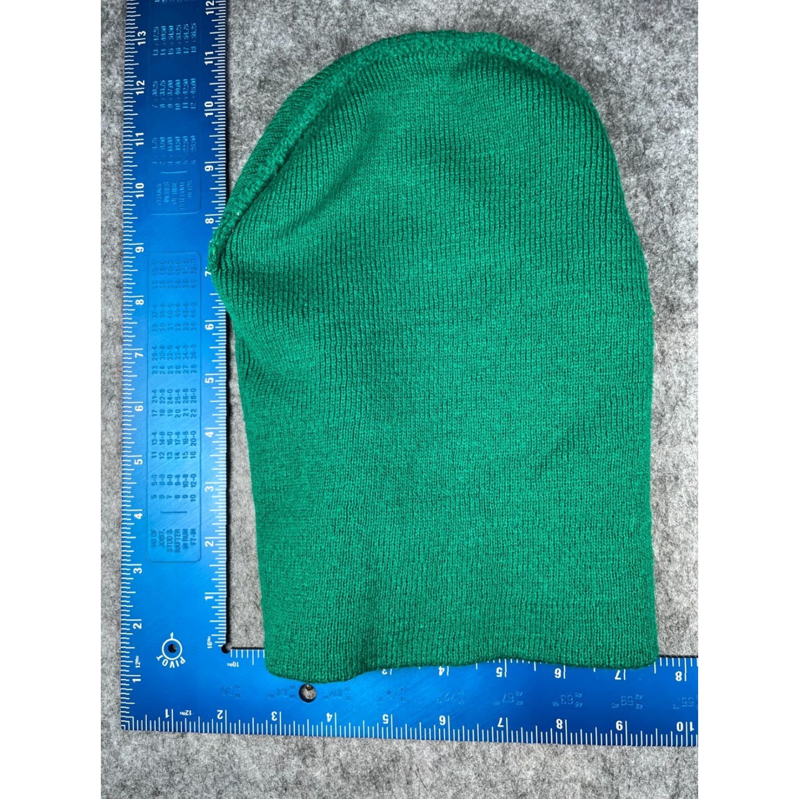 Vintage Beanie Toque Adult One Size Green Knit Acrylic Cuff Winter Snow Ski Outdoors Size ONE SIZE - 5 Thumbnail