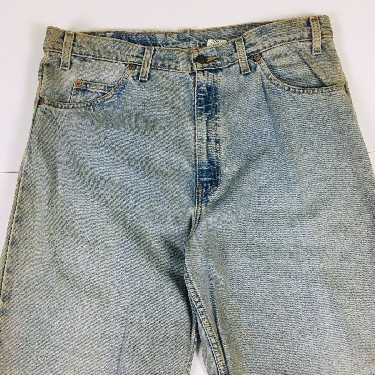Levi's Vintage 90s Levi’s 550 Orange Tab Relaxed Fit Tapered Leg Size US 38 / EU 54 - 4 Thumbnail