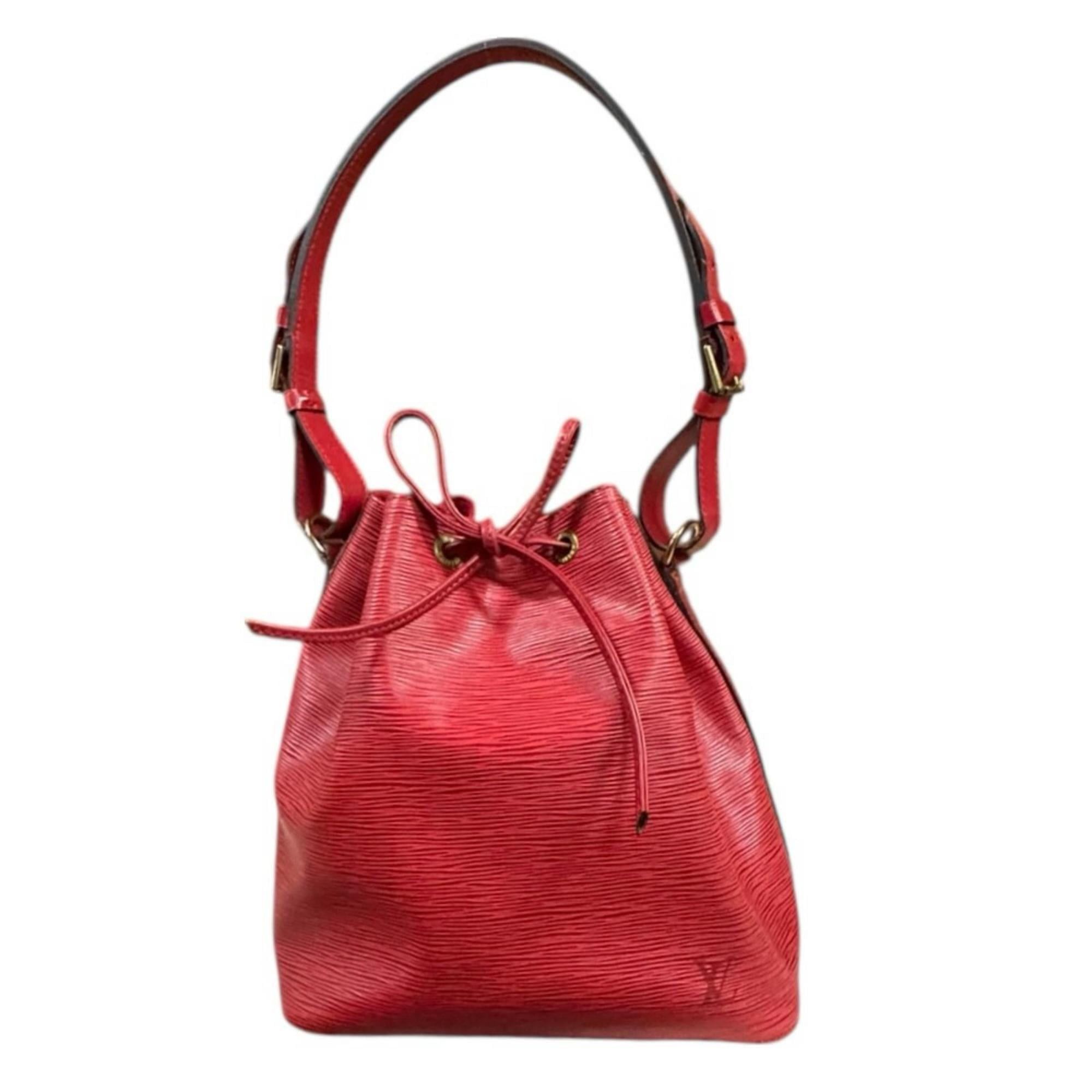 Louis Vuitton Louis Vuitton Petit Noé Epi Shoulder Bag, Leather M44107, Red, Women's, LOUIS VUITTON, Used Size ONE SIZE - 1 Thumbnail