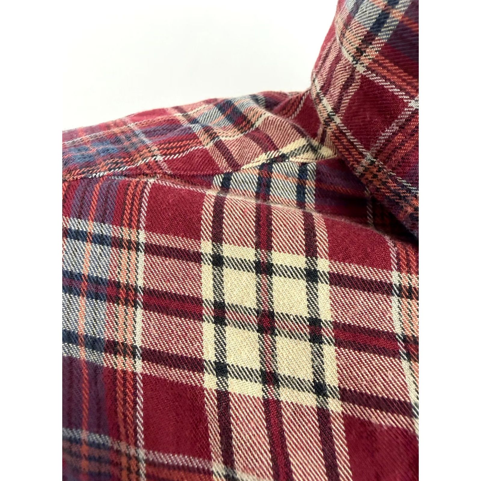 Roundtree & Yorke VINTAGE Roundtree & Yorke Portuguese Flannel Shirt Men 3XL TALL Red Plaid Button-Up Size US XXL / EU 58 / 5 - 4 Thumbnail
