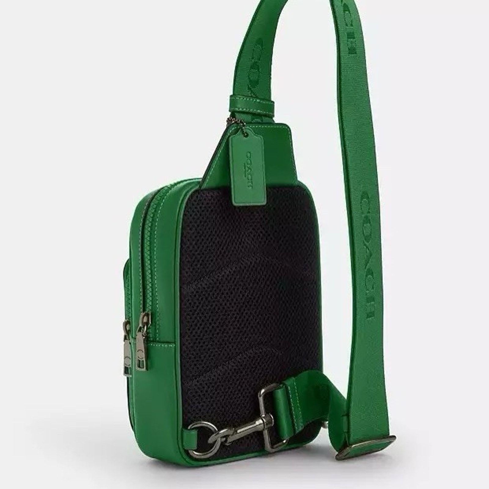 Coach NWT Coach Racer Sling Pack CX071 Smooth calf leather Kelly Size ONE SIZE - 7 Thumbnail