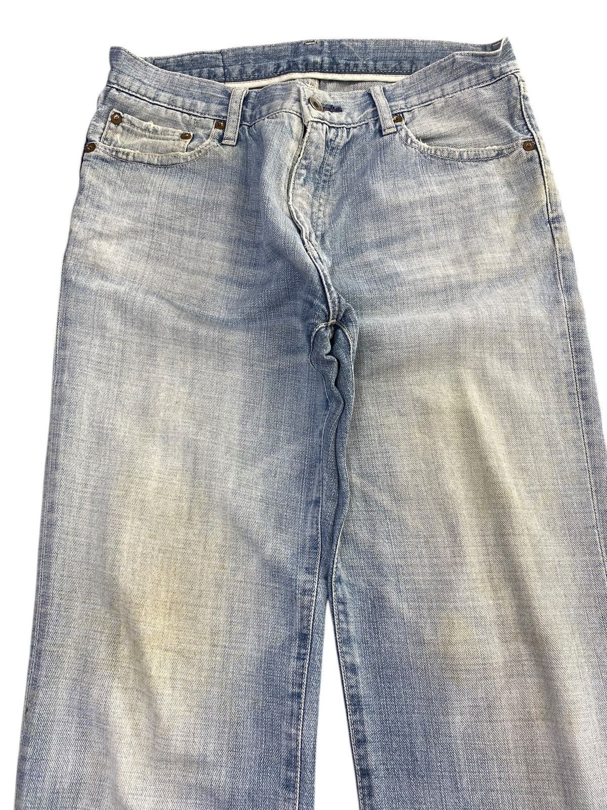 Japanese Brand Japanese Brand Blue Faded Wash Style Loose Jeans Size US 30 / EU 46 - 2 Thumbnail