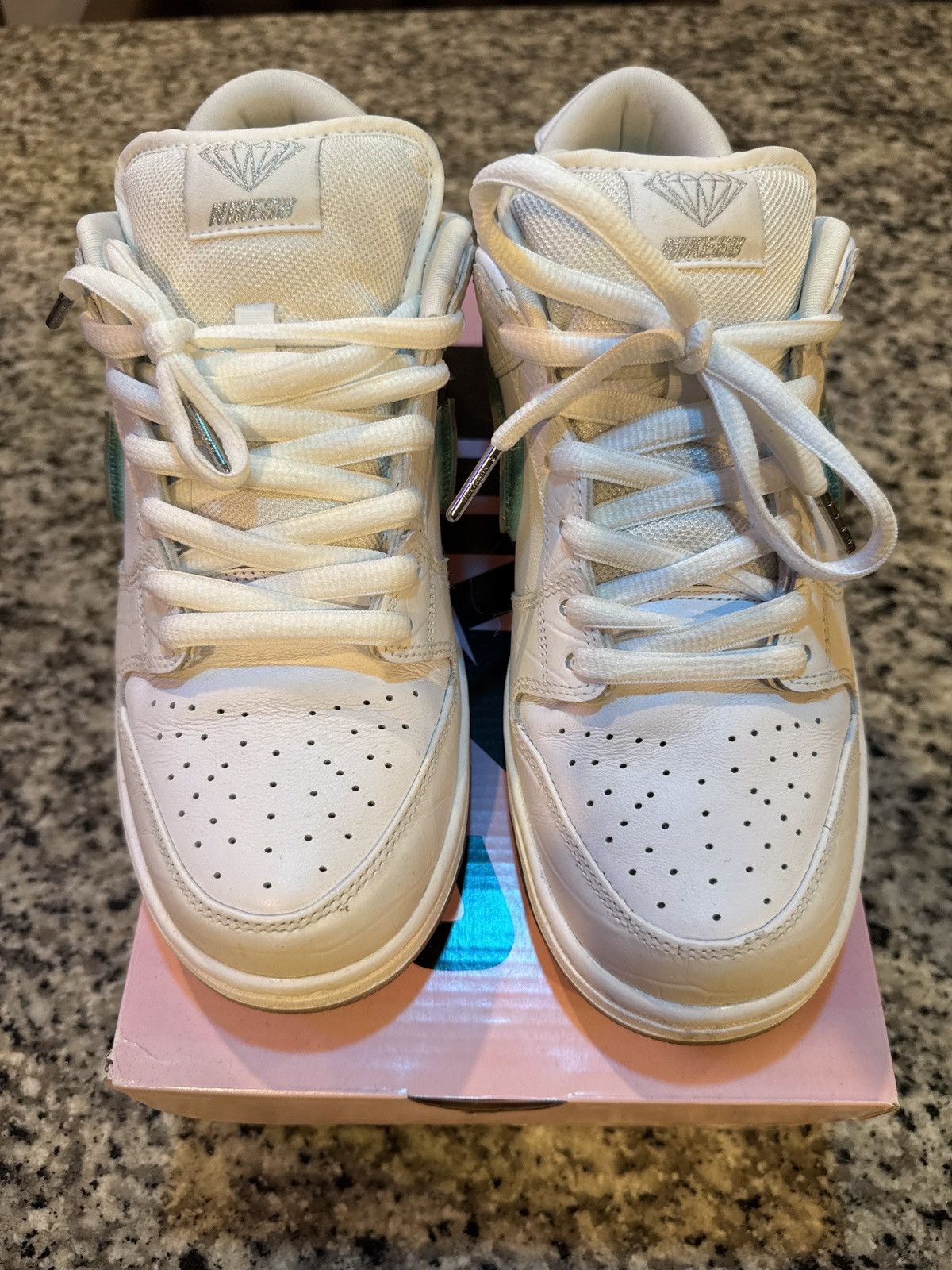 Diamond Supply Co. × Nike Diamond Supply Co. White Diamond SB’s Size US 9 / EU 42 - 4 Thumbnail