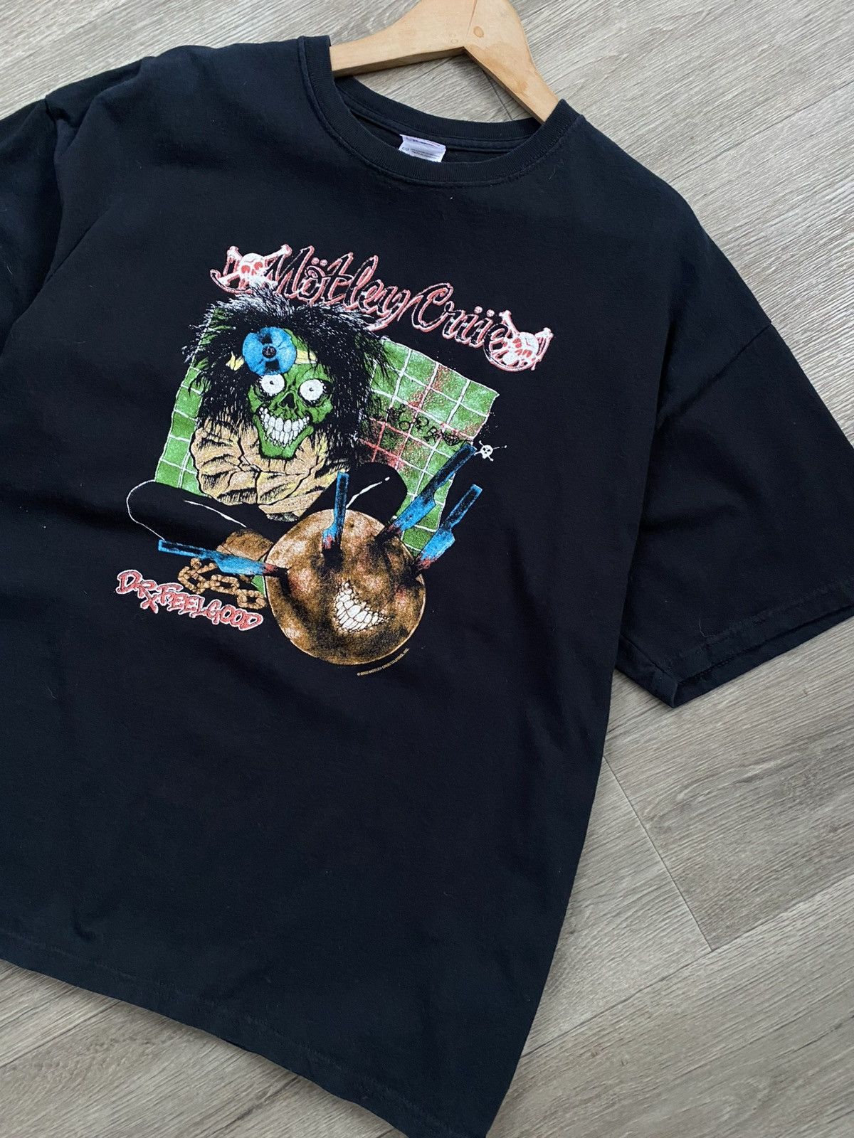 Gildan 🫧MOTLEY CRUE DR. FEELGOOD TOUR 89-90s PUSHEAD ROCK METAL XL Size US XL / EU 56 / 4 - 3 Thumbnail