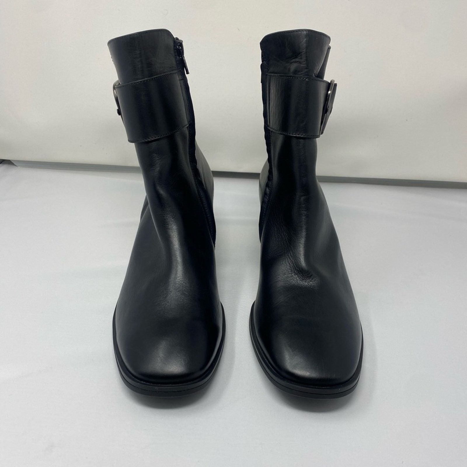 Other Paul Green Women's Black Leather Buckle Bootie SZ. 11 Size US 11 / IT 41 - 3 Thumbnail