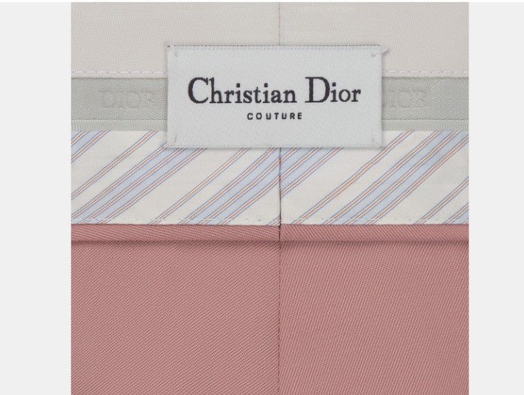 Dior o1w1db11224 Turned-Down Waistband Pant in Pink Size US 36 / EU 52 - 3 Thumbnail