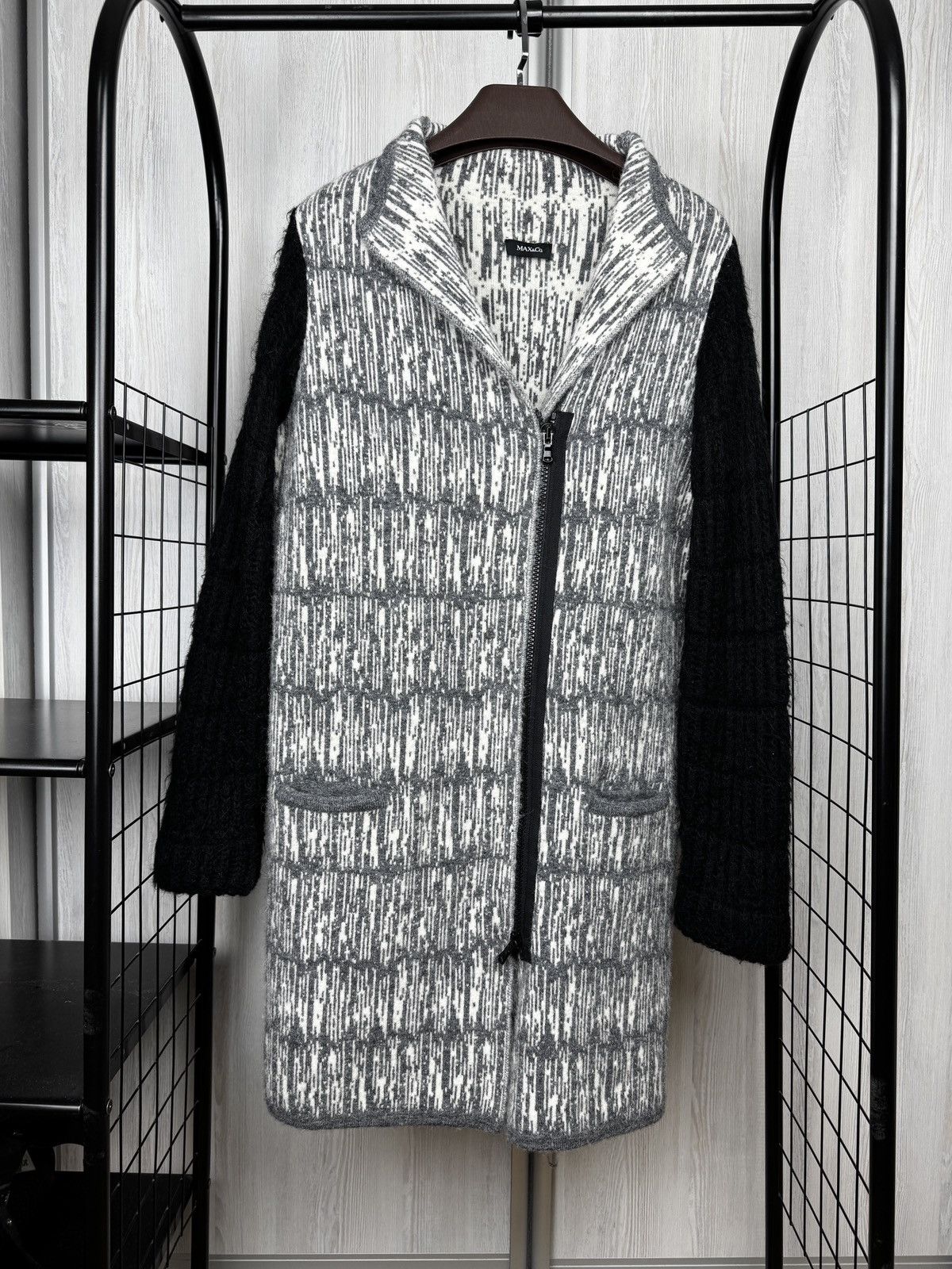 MAX&Co. Max&Co Max Mara long knitted coat cardigan coatigan size M Size M / US 6-8 / IT 42-44 - 2 Thumbnail