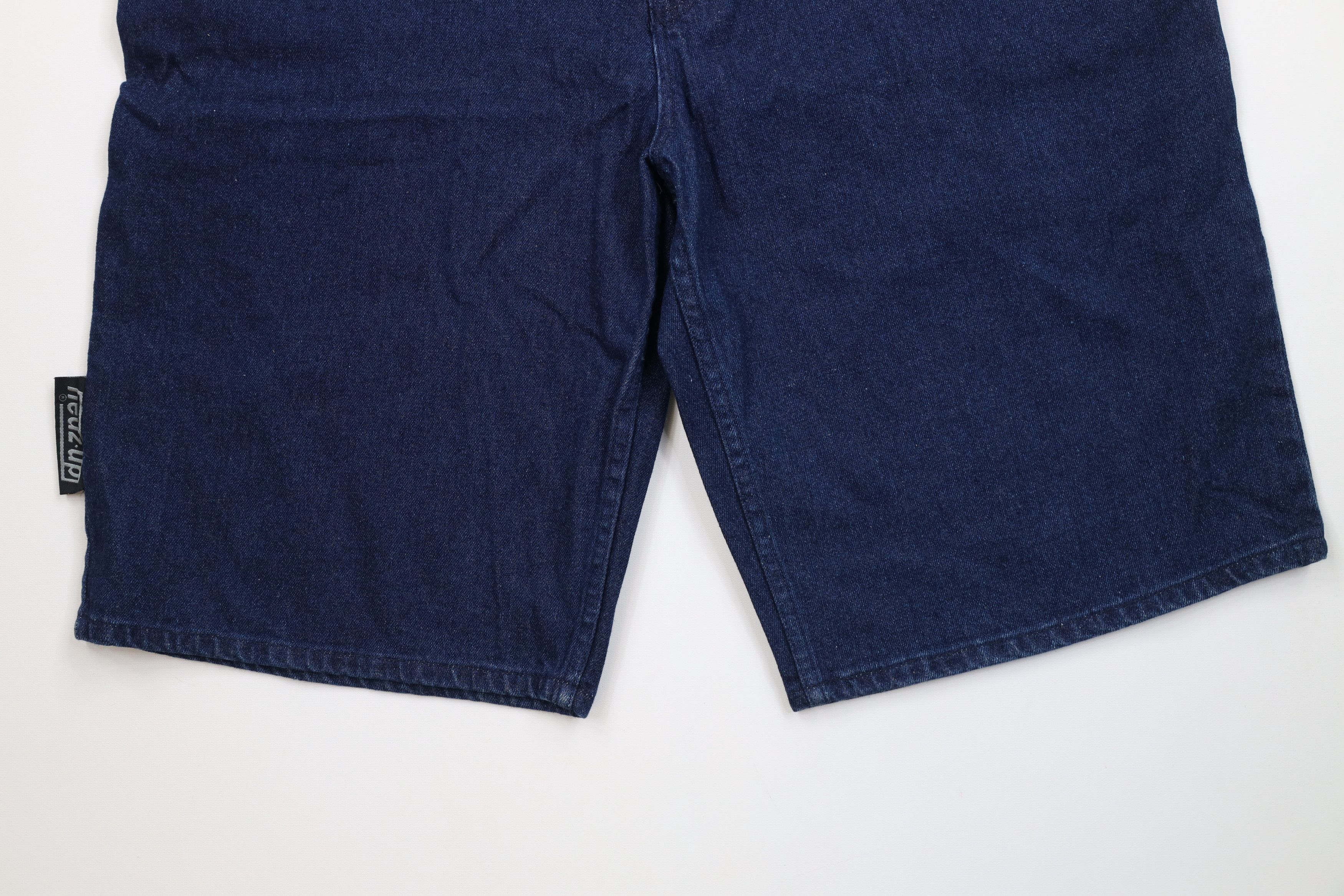 Vintage Deadstock Vintage 90s Streetwear Fit Denim Jean Shorts Blue Size US 40 / EU 56 - 4 Thumbnail