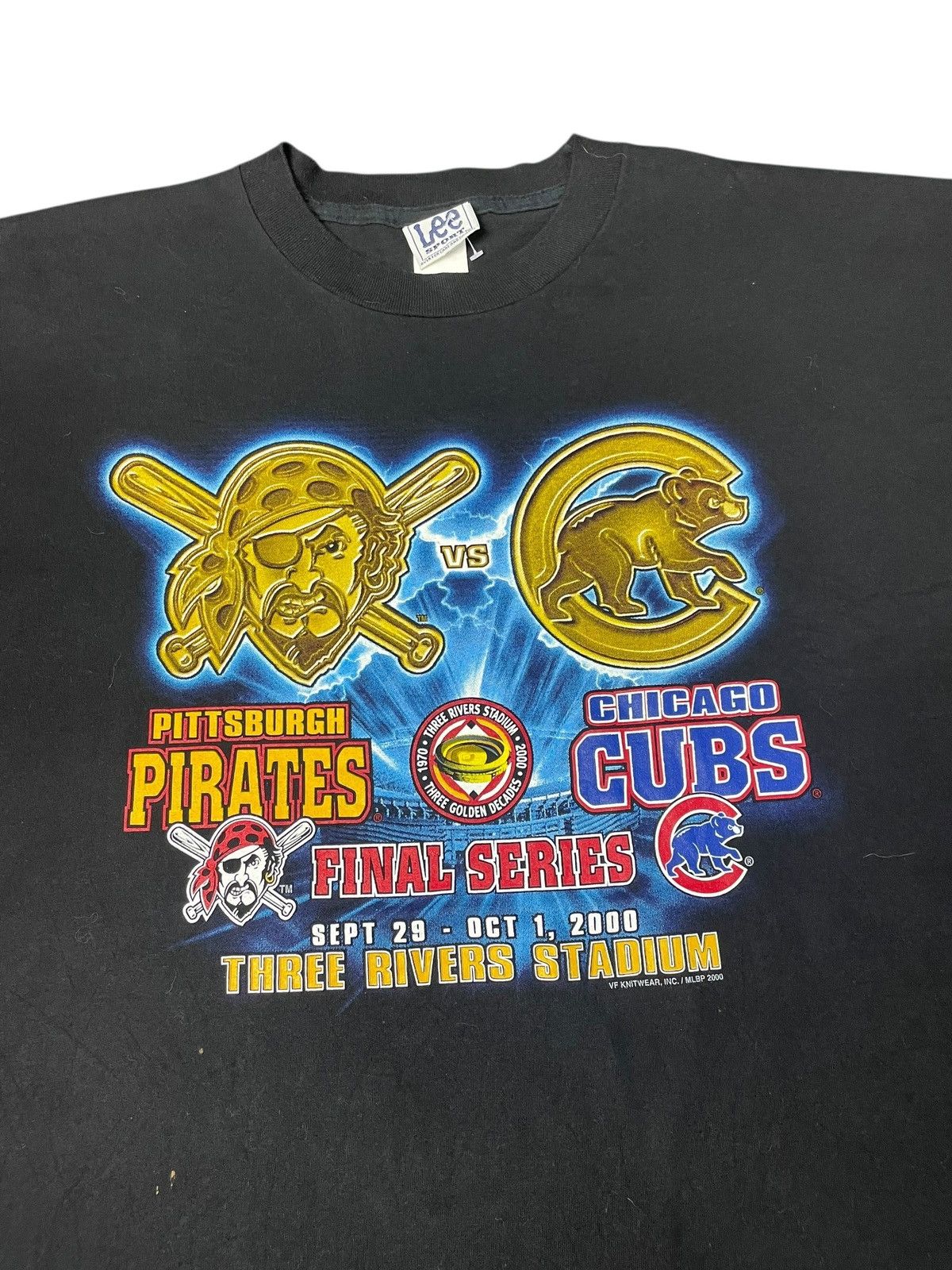 MLB × Salem Sportswear × Vintage Vintage MLB Pirates Vs Cubs Shirt Size US XL / EU 56 / 4 - 2 Thumbnail