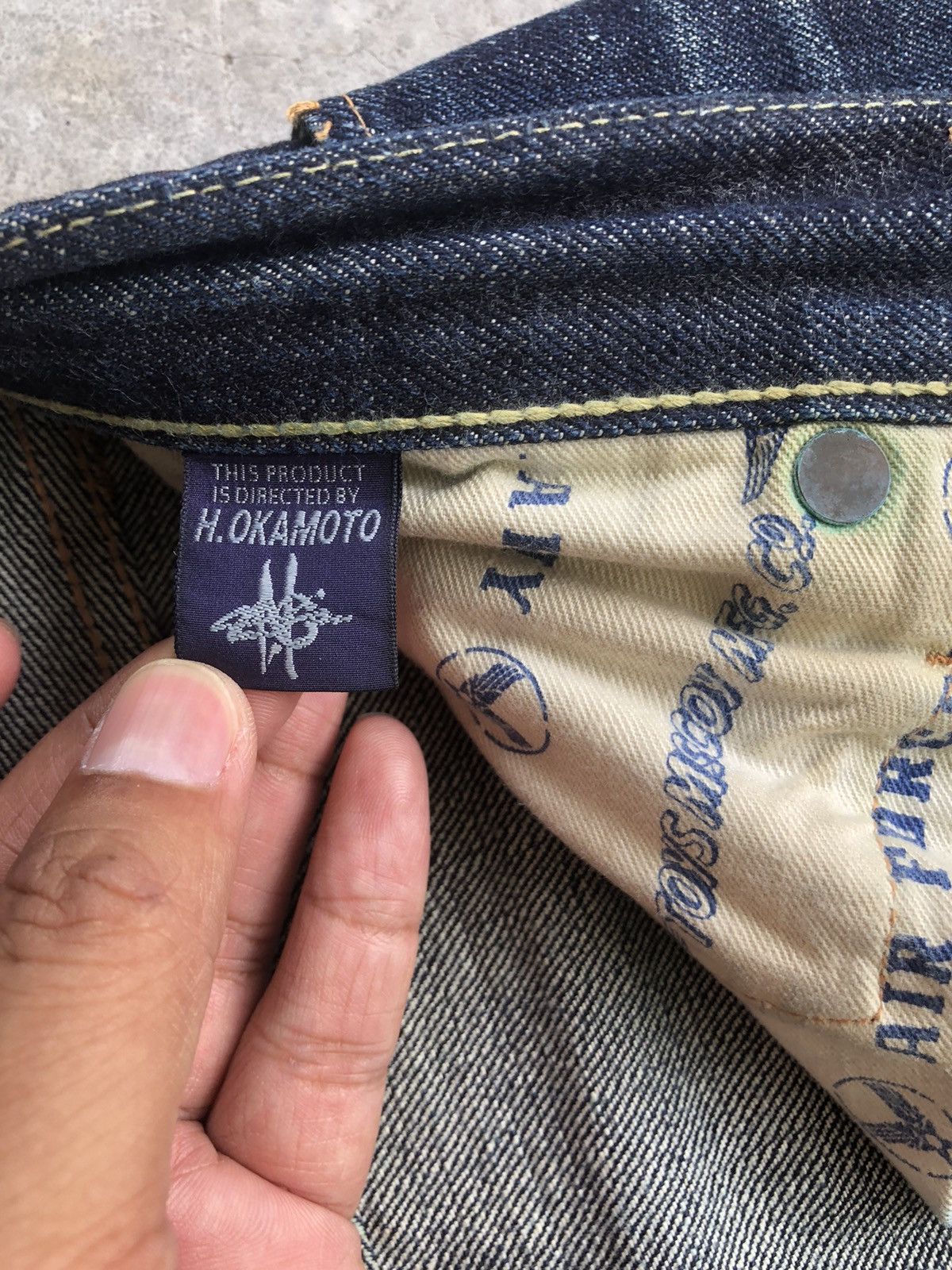 TOYS McCOY Toys Maccoy x Take Five Selvedge Denim Distressed Jeans Size US 31 - 19 Thumbnail