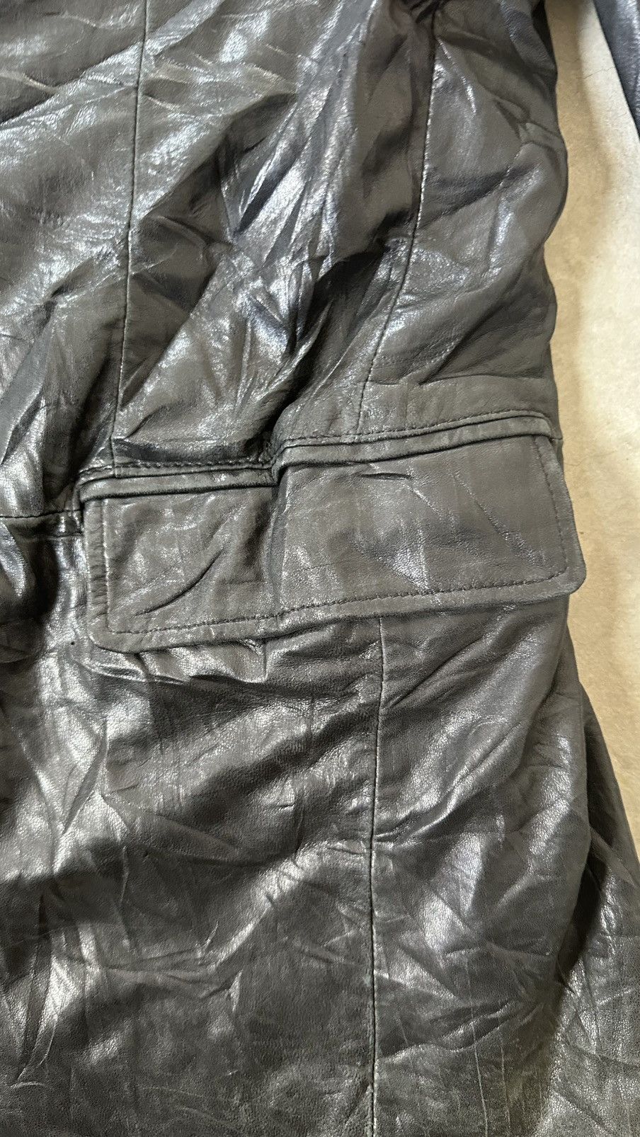 Other GRESHAM JAPANESE BRAND SHEEPSKIN LEATHER BLAZER Size US M / EU 48-50 / 2 - 4 Thumbnail
