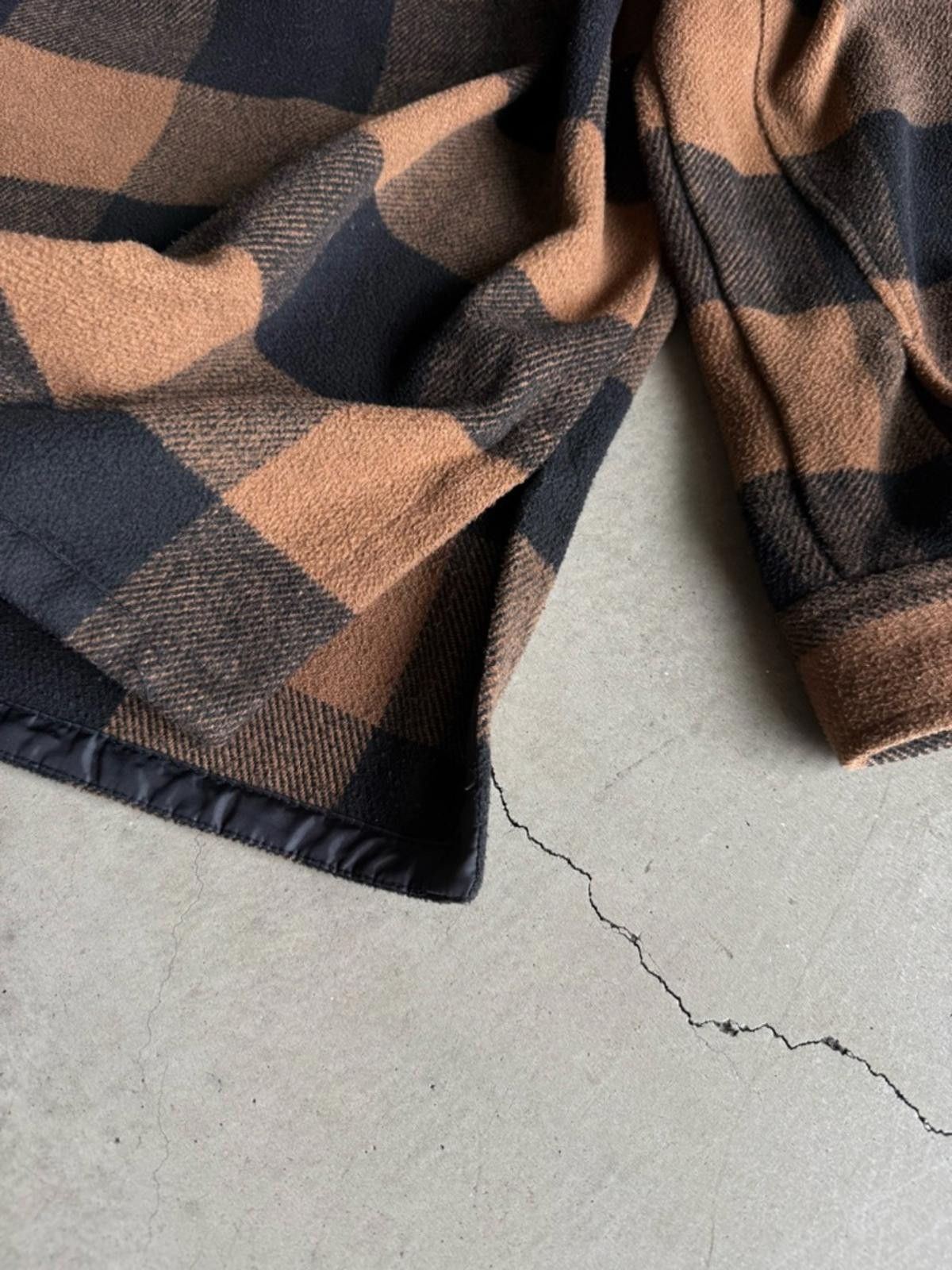 H&M H&M / Oversized Buffalo Plaid Shacket Jacket / Brown Black Size S / US 4 / IT 40 - 12 Thumbnail