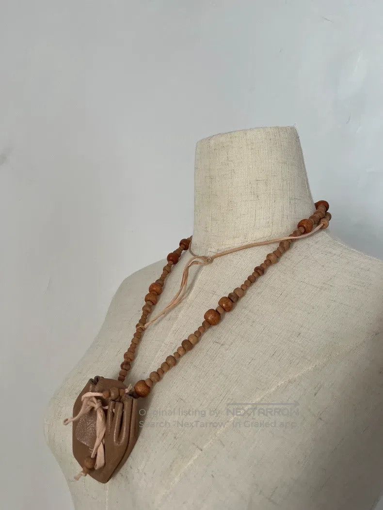 Ann Demeulemeester Ann Demeulemeester Necklace Wooden Beads Brown Size ONE SIZE - 5 Thumbnail