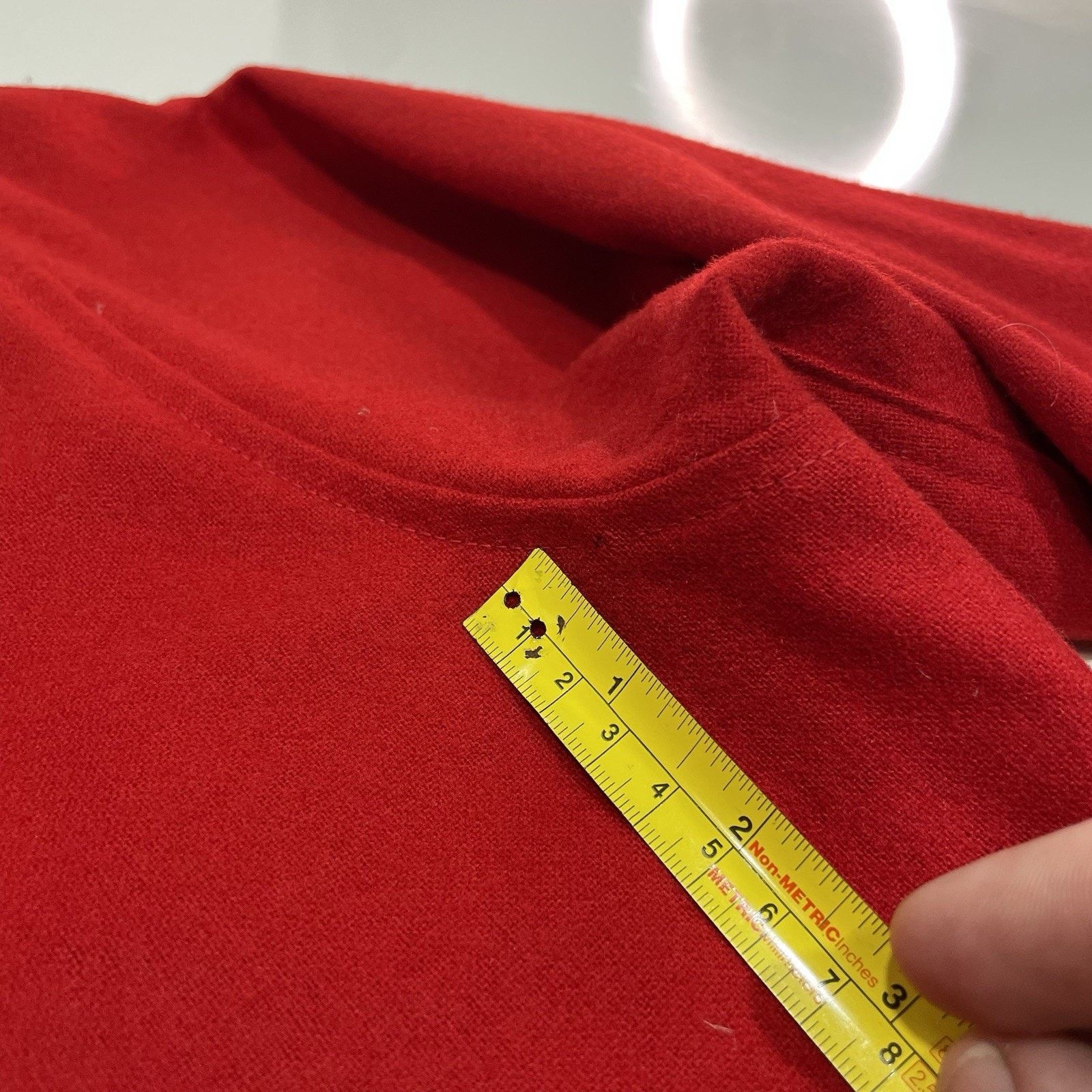 Pendleton VTG 70's Pendleton Men's Red Virgin Wool Shirt *flawed USA L Size US L / EU 52-54 / 3 - 5 Thumbnail
