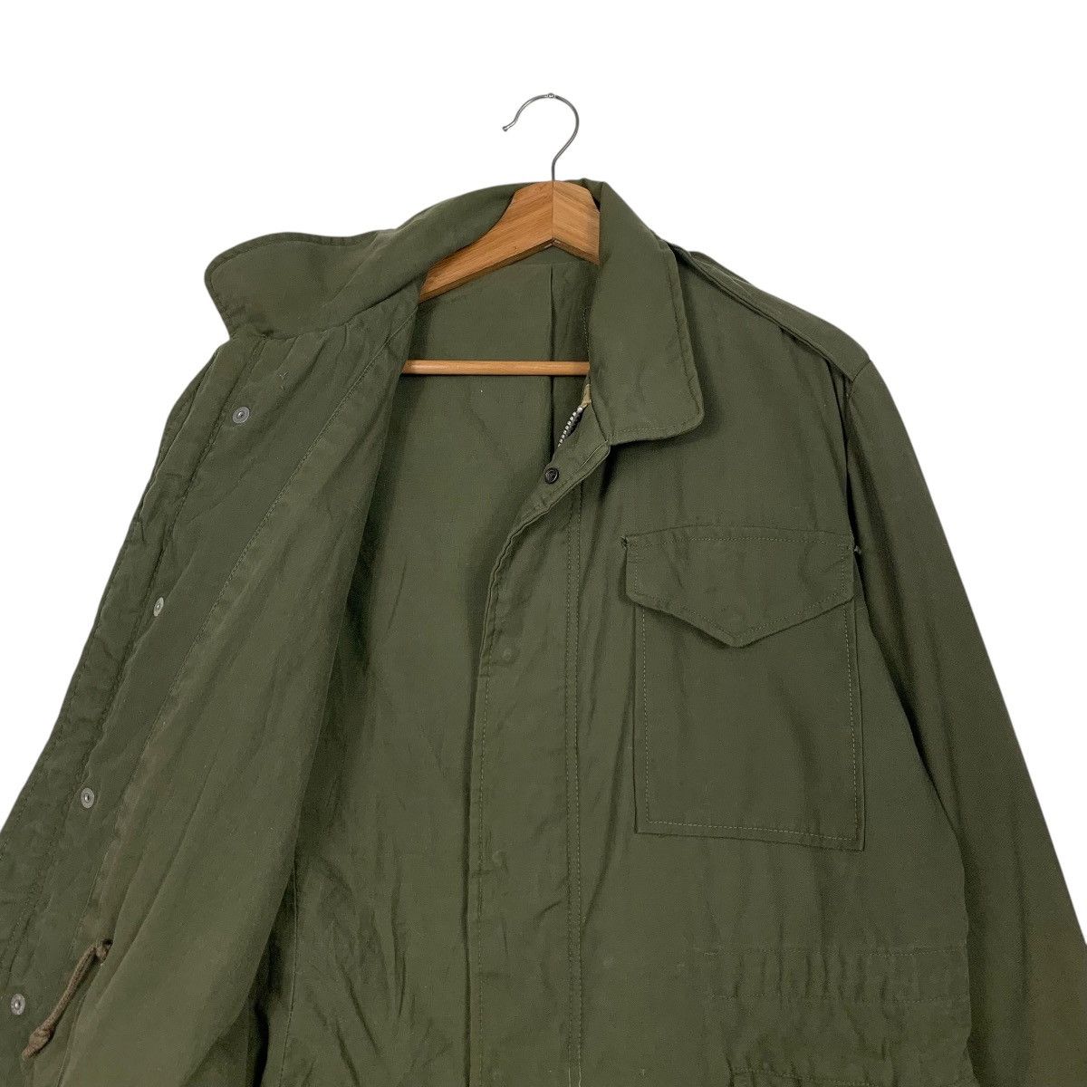 Vintage Vintage Olive Green Army Military Field Jacket #2304-C102 Size US L / EU 52-54 / 3 - 10 Thumbnail