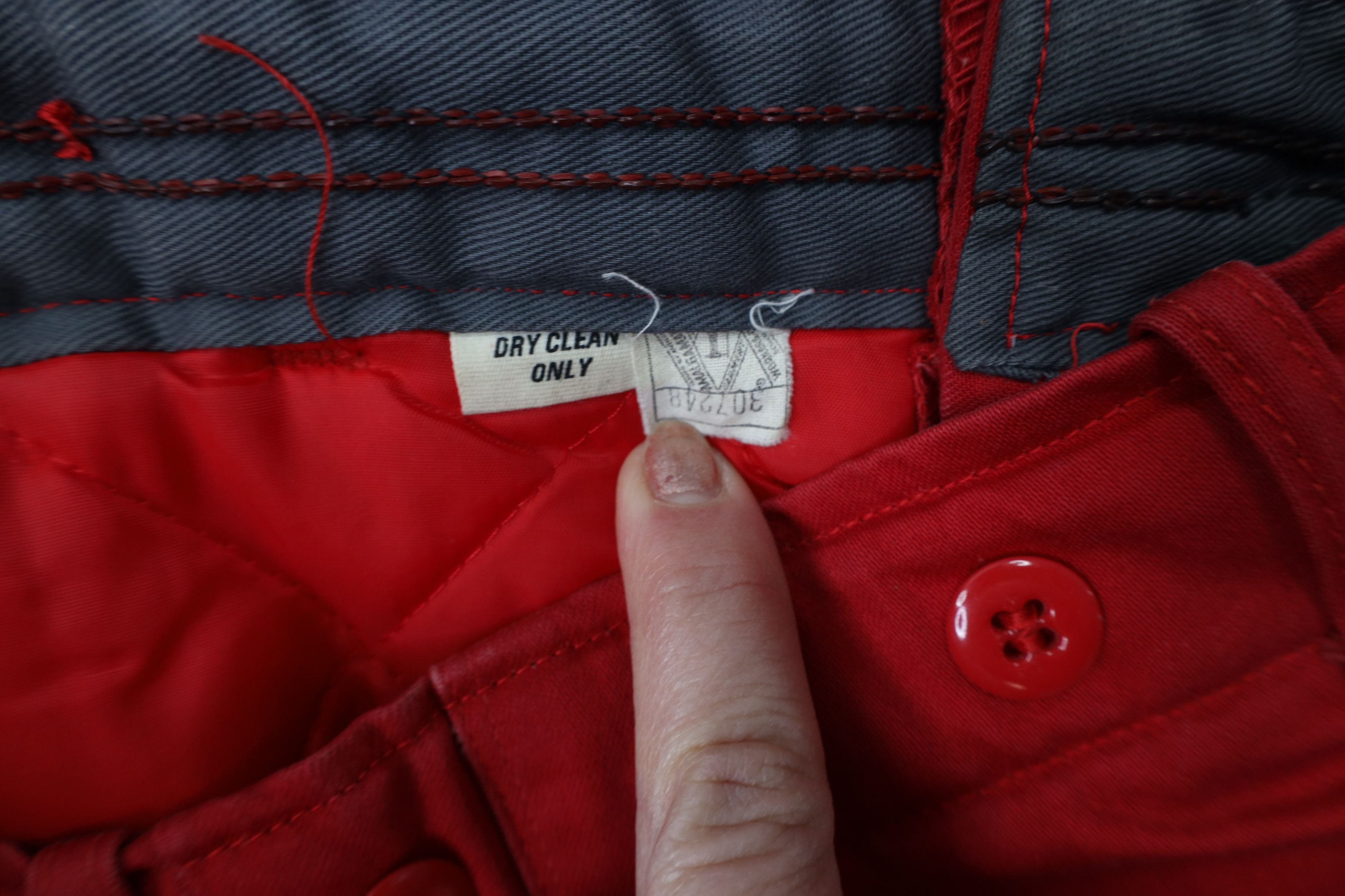 Vintage Vintage 50s 60s Heavyweight Quilted Joggers Pants Red USA Size US 28 / EU 44 - 9 Thumbnail