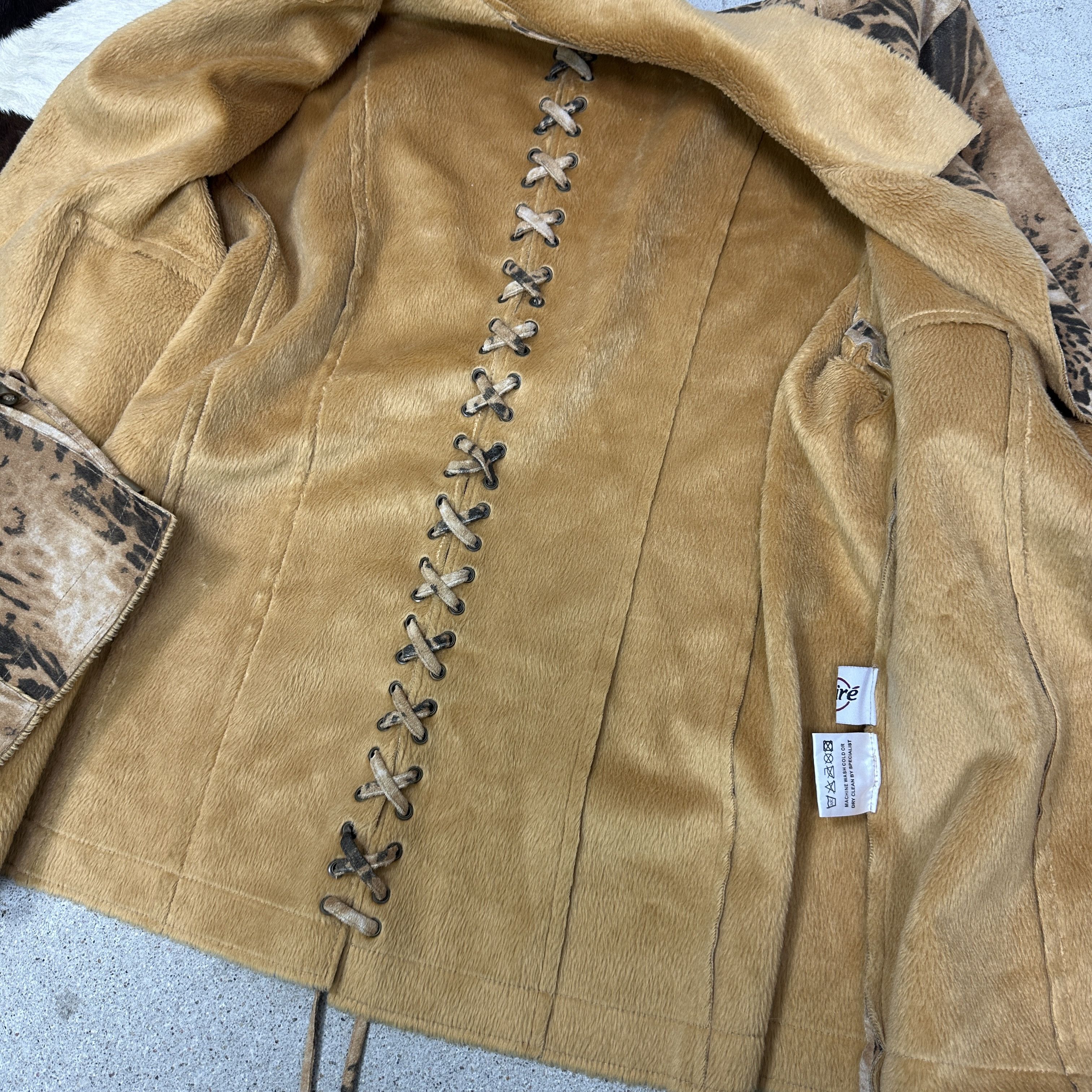 Vintage Vintage Avant Garde Opium Old Money Cheetah Jacket 00s Size M / US 6-8 / IT 42-44 - 5 Thumbnail