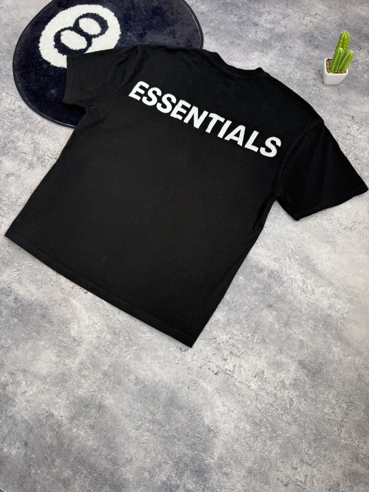 Essentials Fear of God Essentials Big Logo Reflective Oversized T shirt Size US L / EU 52-54 / 3 - 9 Thumbnail