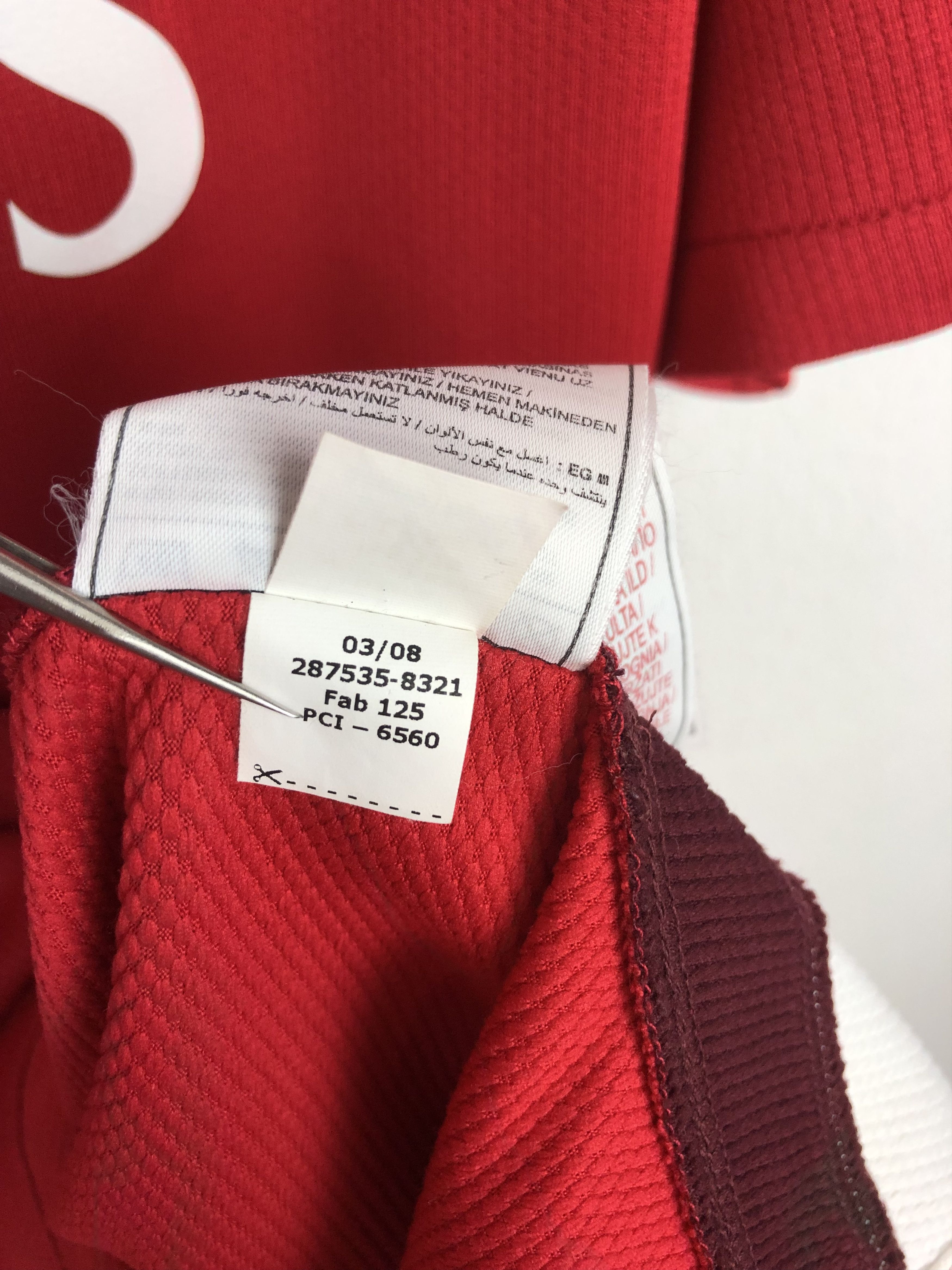 Nike Arsenal football shirt 2008 Soccer Jersey Trikot Tee Hype Size US XXL / EU 58 / 5 - 7 Thumbnail