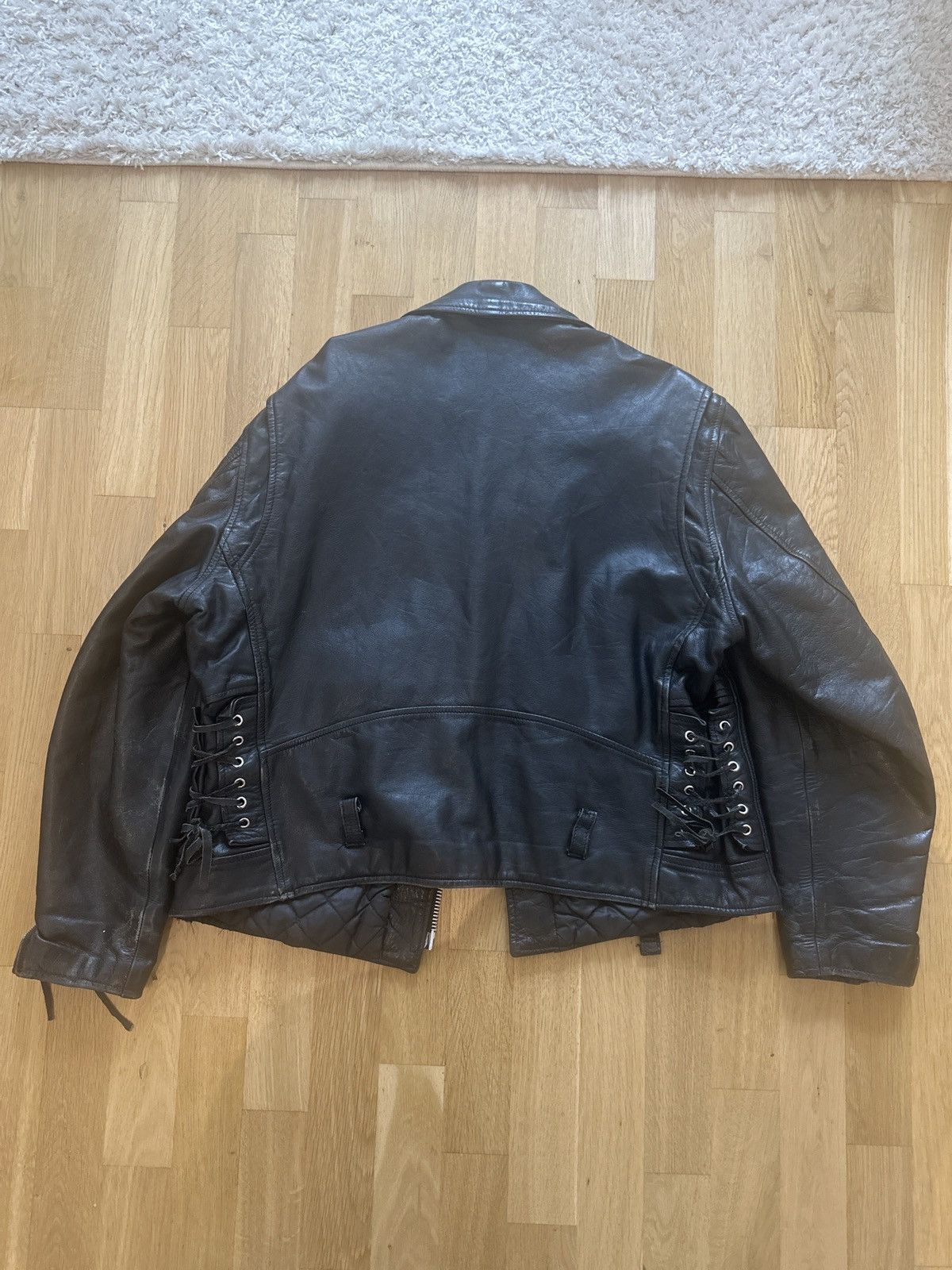 Vintage Vintage Excelled Motorcycle Leather Jacket Size US XL / EU 56 / 4 - 12 Thumbnail
