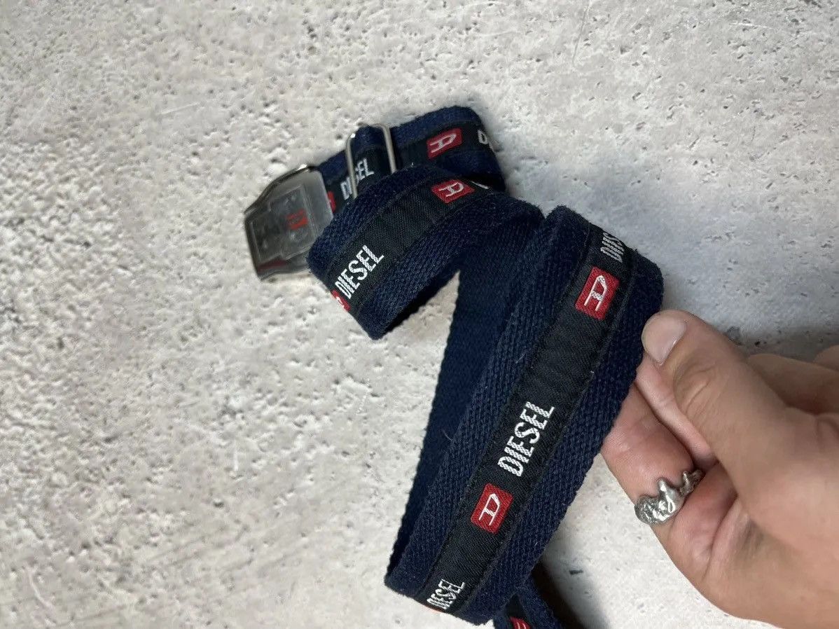 Diesel Vintage canvas Diesel big logo belt y2k Size ONE SIZE - 8 Thumbnail