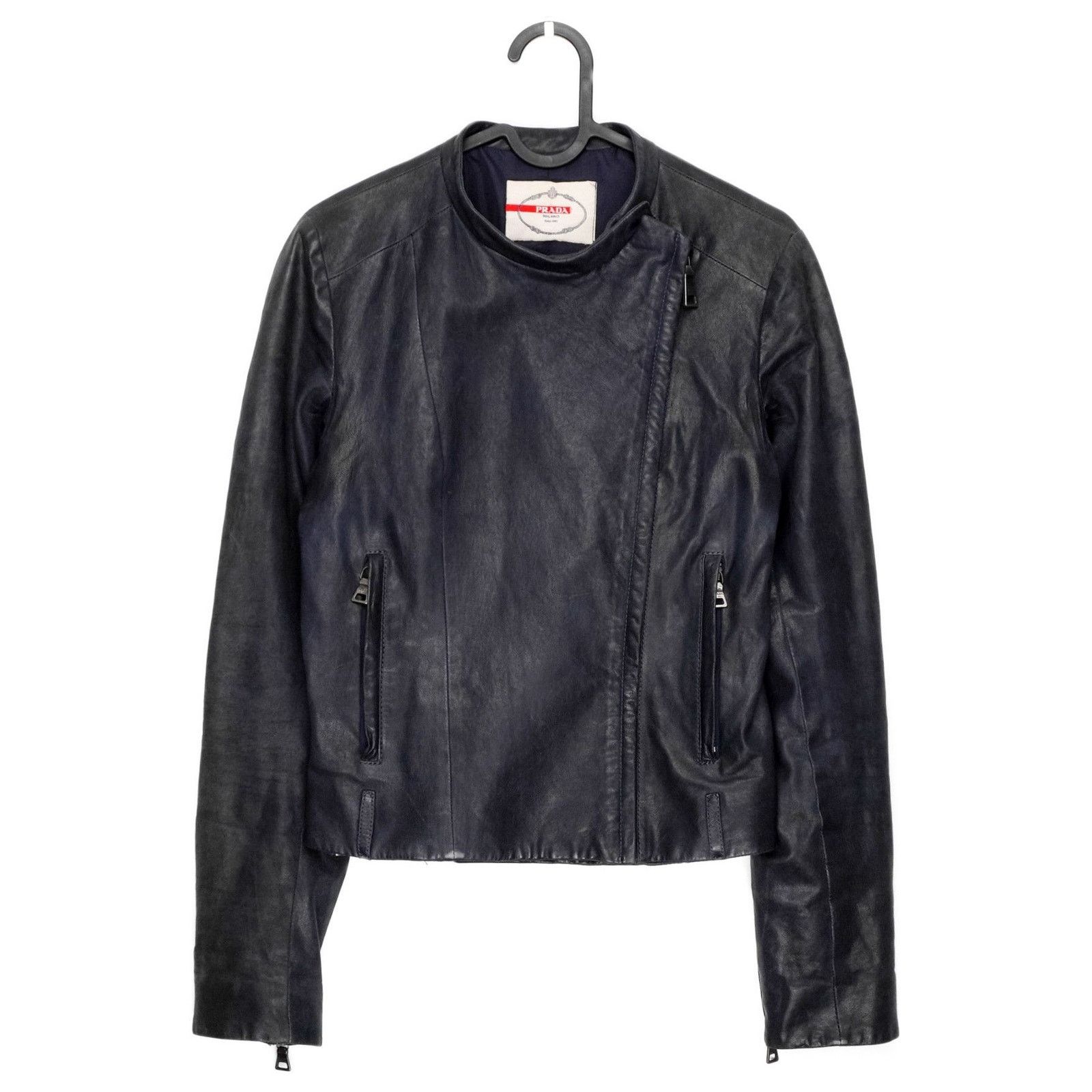 Prada ARCHIVE S/S 2014 HAWAIIAN PRINT LEATHER JACKET | Grailed