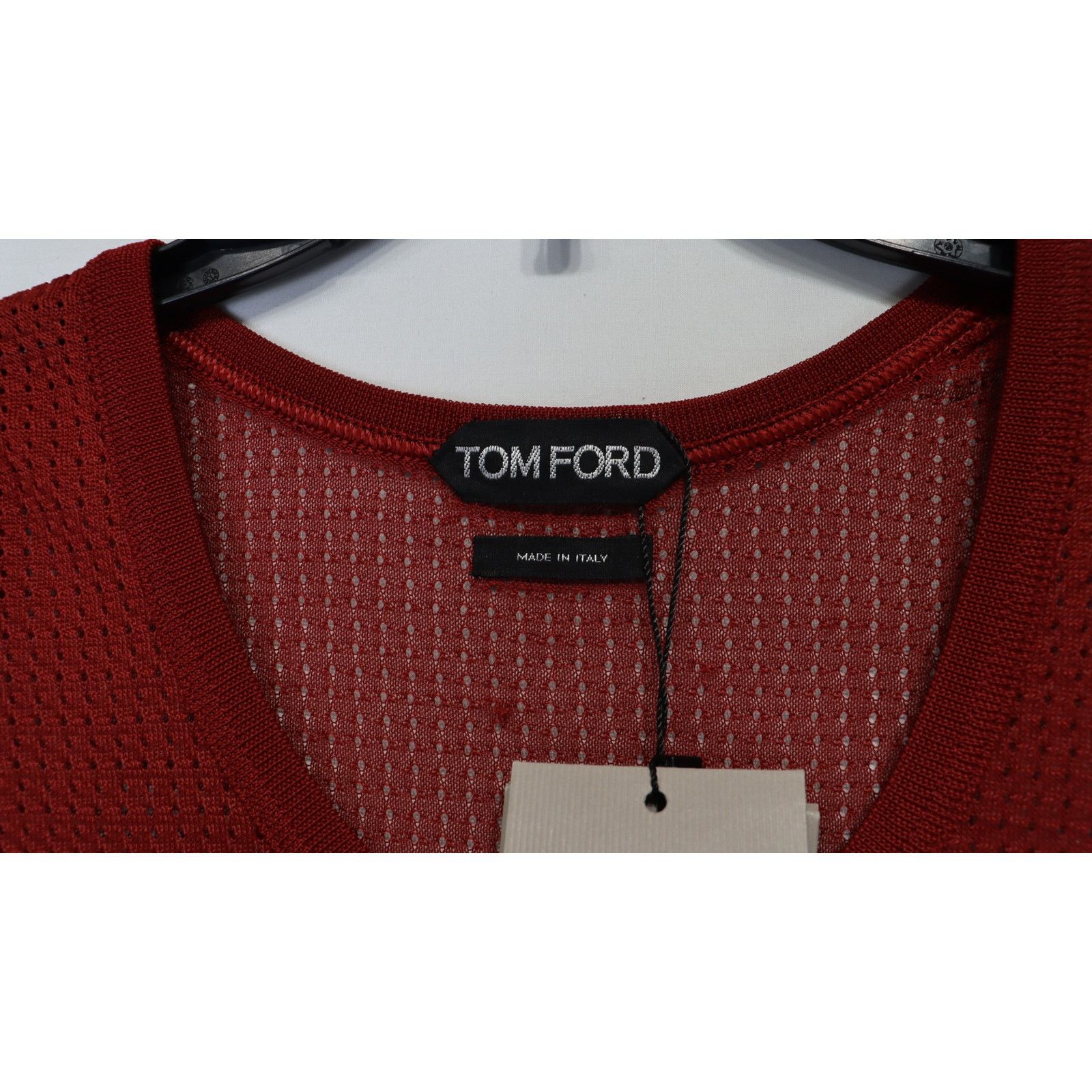 Tom Ford o1rshd1 Canotta Top Tank in Red Size US M / EU 48-50 / 2 - 8 Thumbnail