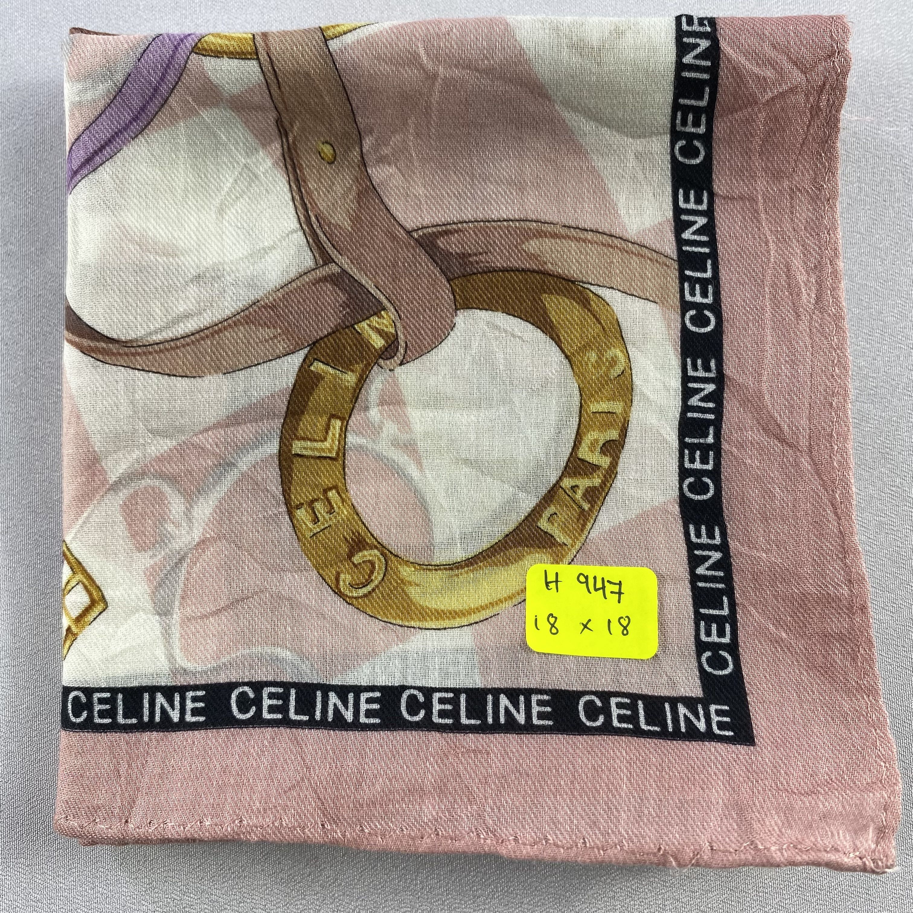 Celine × Vintage Celine Bandana/ Handkerchief / Neckerchief Size ONE SIZE - 5 Thumbnail
