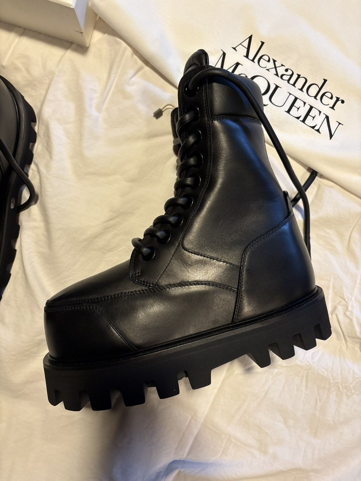 Alexander McQueen Alexander McQueen parachute leather boots. Size US 7 / EU 40 - 5 Thumbnail