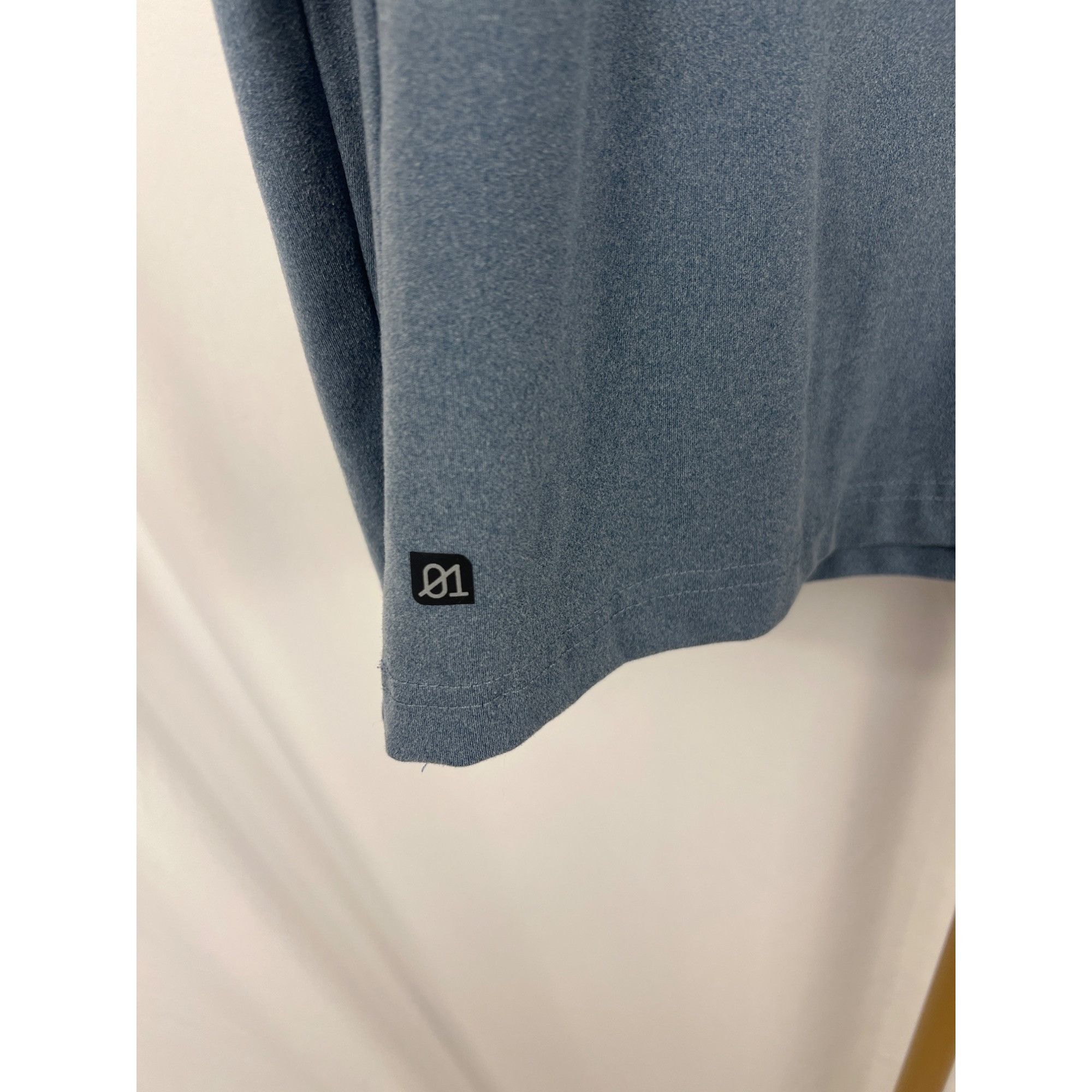 Other 01.Algo Mens Performance Hoodie L Blue Quick-Dry Moisture-Wi Size US L / EU 52-54 / 3 - 2 Thumbnail