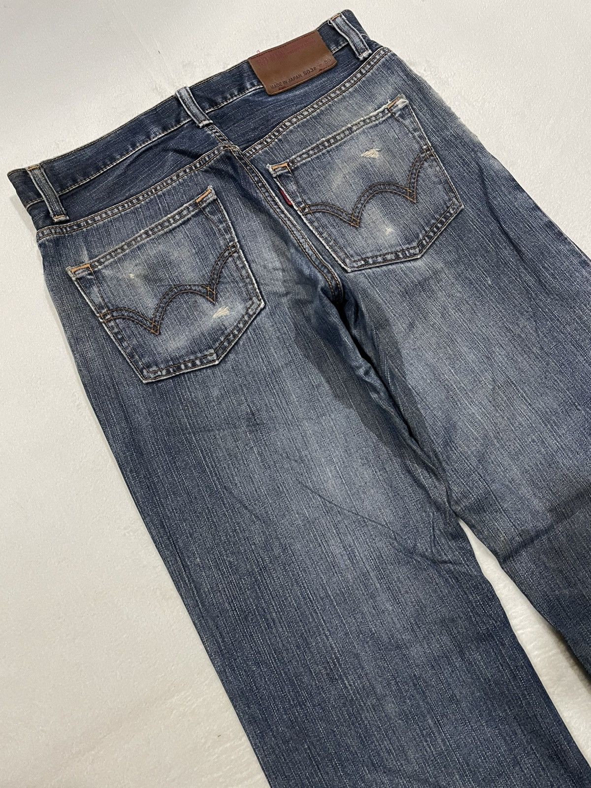 Edwin Vintage Edwin 503 Japanese Brand Distressed Mudwash Faded Size US 33 - 16 Thumbnail