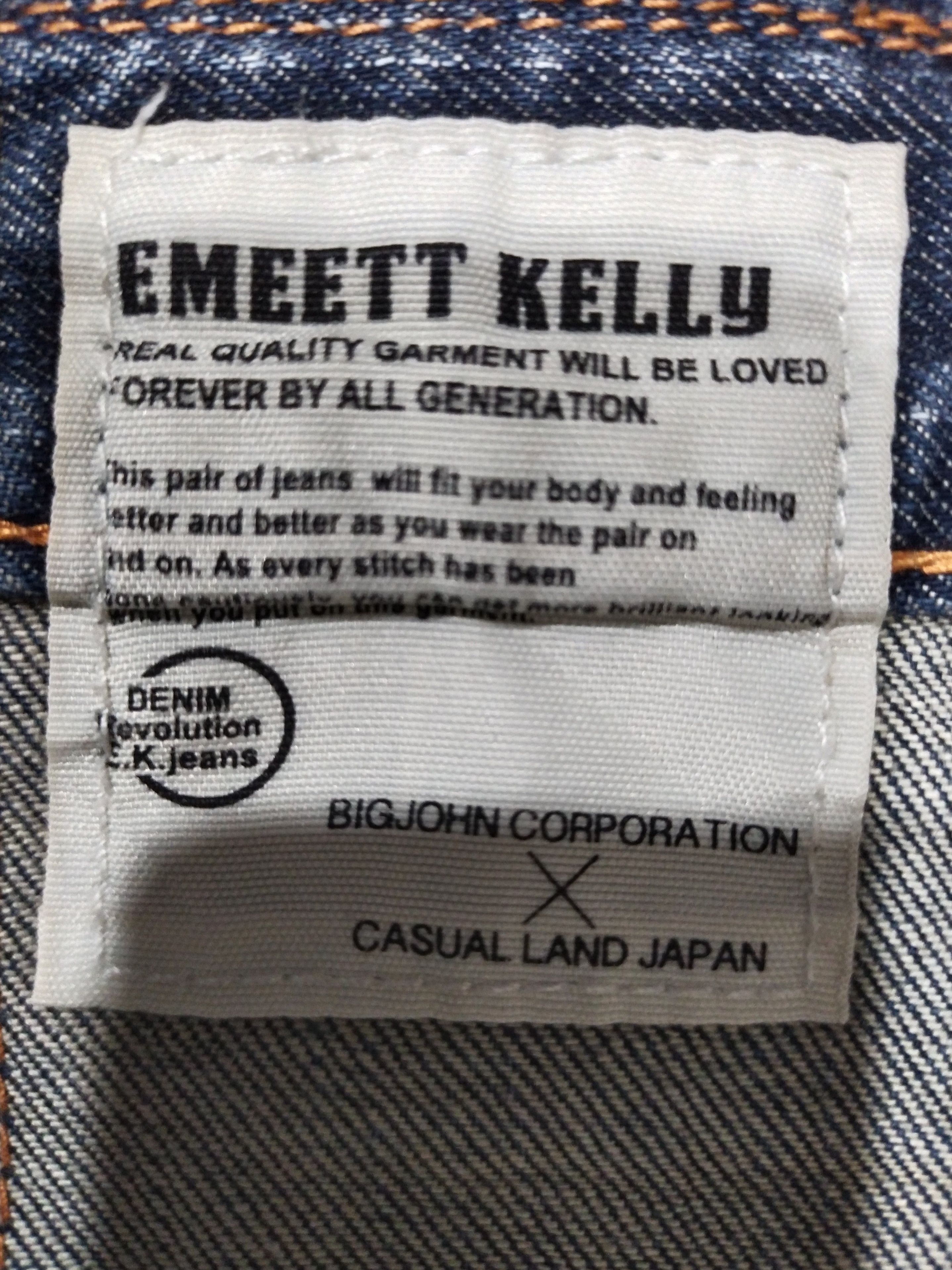 Vintage Emeett Kelly Corporation Big John/Casual Land Japan Sz 32" Size US 32 / EU 48 - 12 Thumbnail