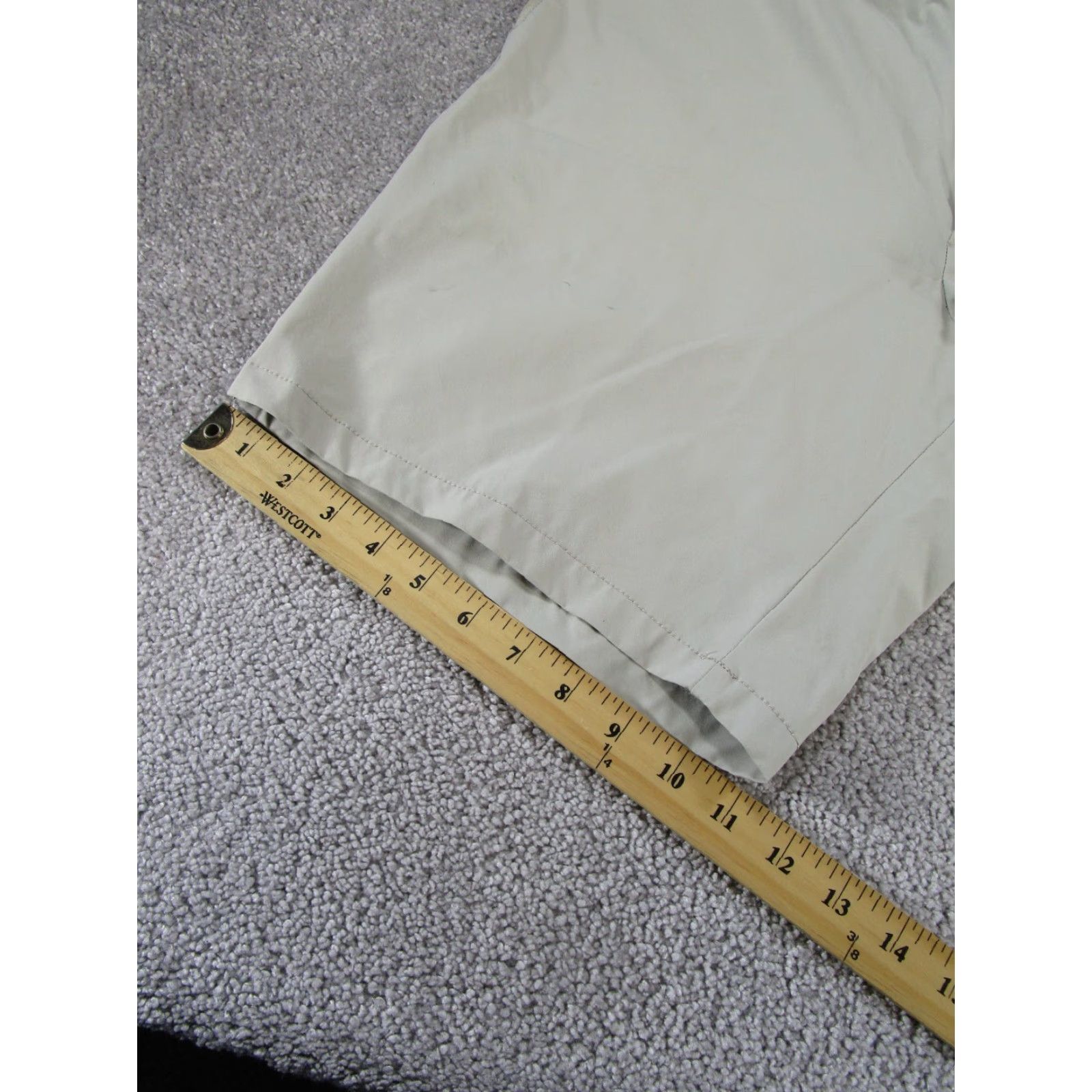 J.Crew J.CREW Shorts Mens 36 Beige Lightweight 9" Chino Casual, Travel, Workwear Cotton Polyester - Read Size US 36 / EU 52 - 7 Thumbnail