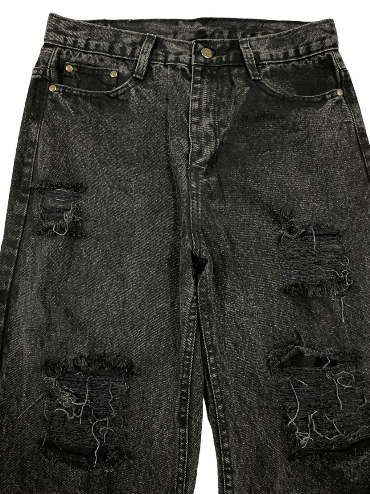 Japanese Brand Vintage Japanese Brand Distressed Style Baggy Jeans Size US 30 / EU 46 - 3 Thumbnail