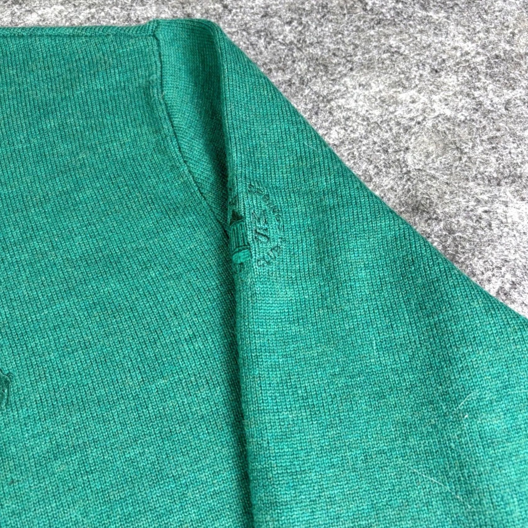 Polo Ralph Lauren Polo Golf Ralph Lauren Mens Green 100% Merino Wool Quarter Zip Sweater Size M Size US M / EU 48-50 / 2 - 7 Thumbnail