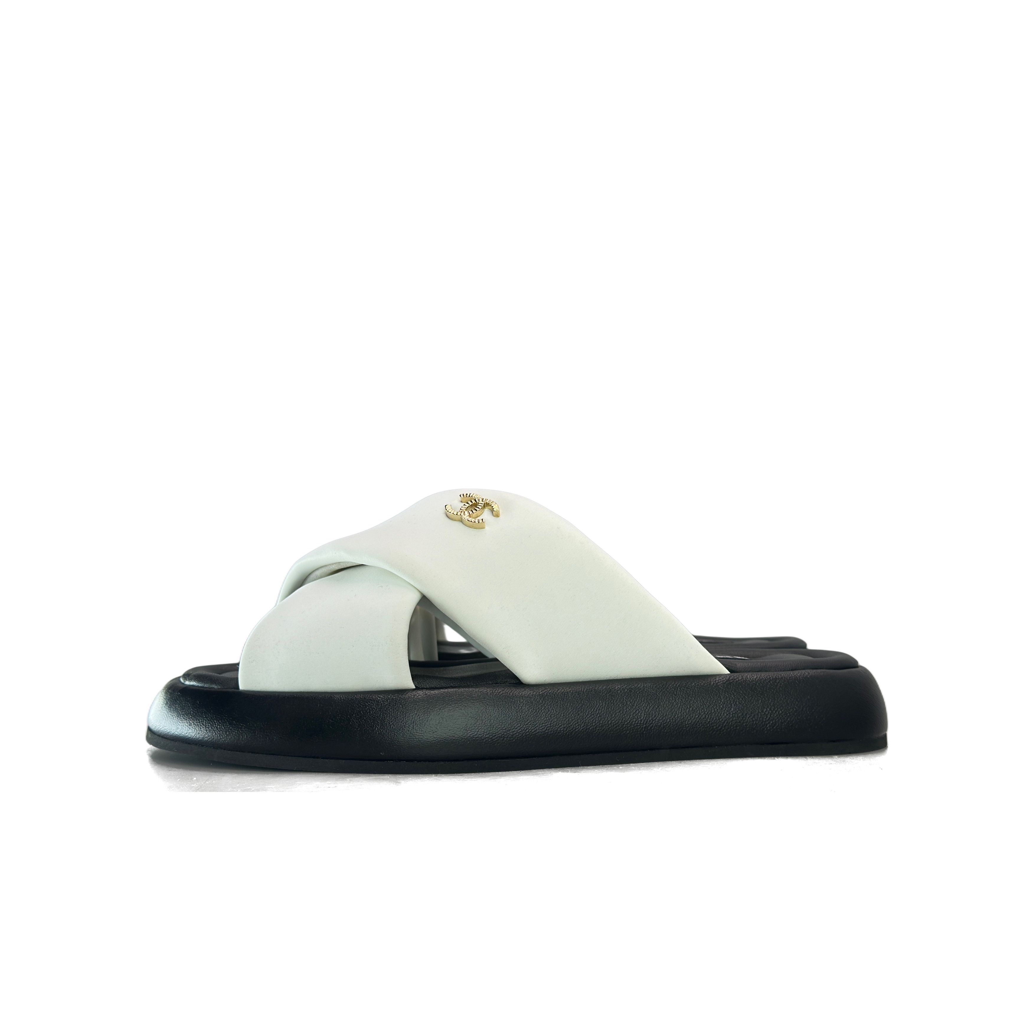 Chanel Chanel Cross Strap Sandals Size 37 Size US 7 / IT 37 - 1 Thumbnail