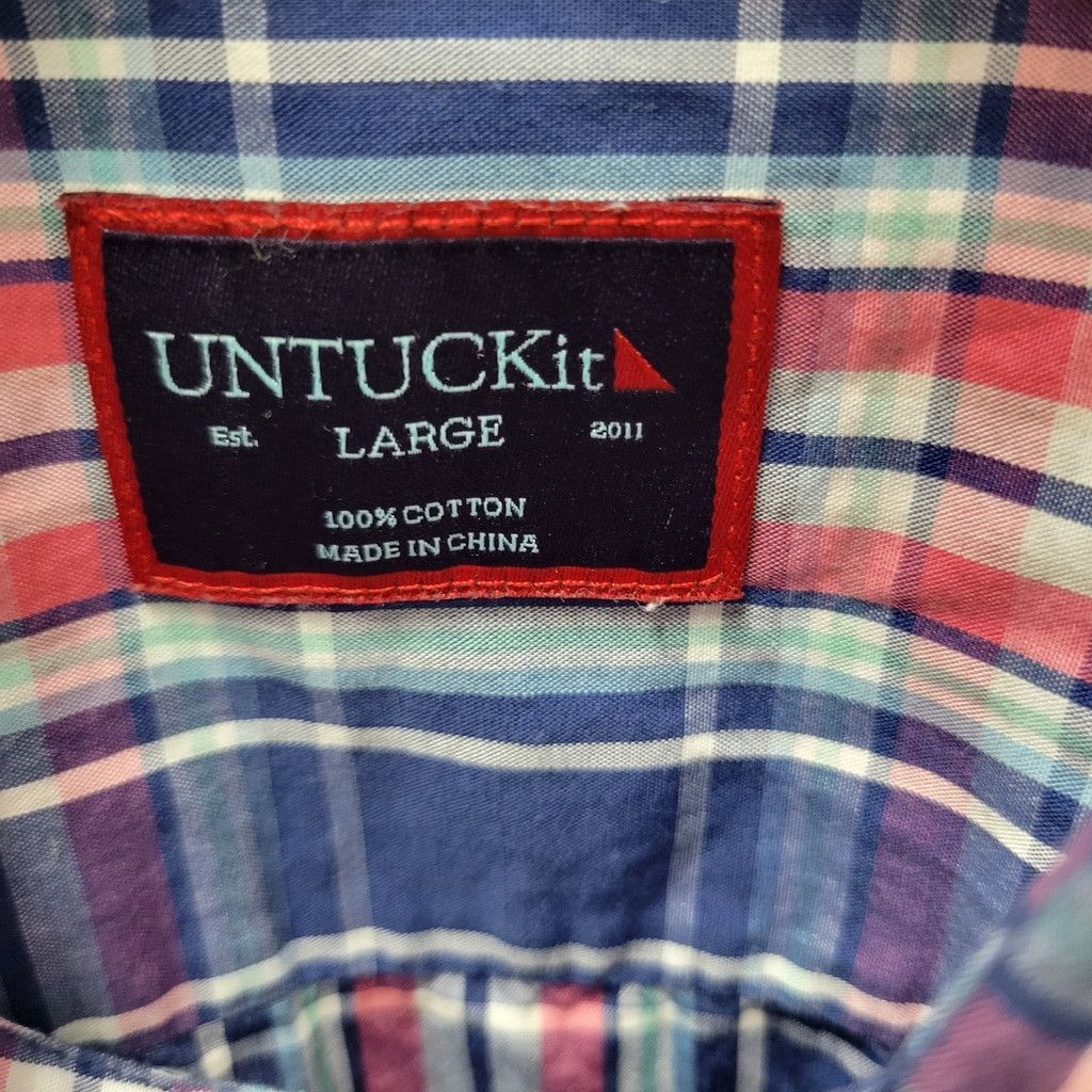 UNTUCKit UNTUCKiT Torrey Ridge Men's Long-Sleeves Plaid Shirt Large Size US L / EU 52-54 / 3 - 7 Thumbnail