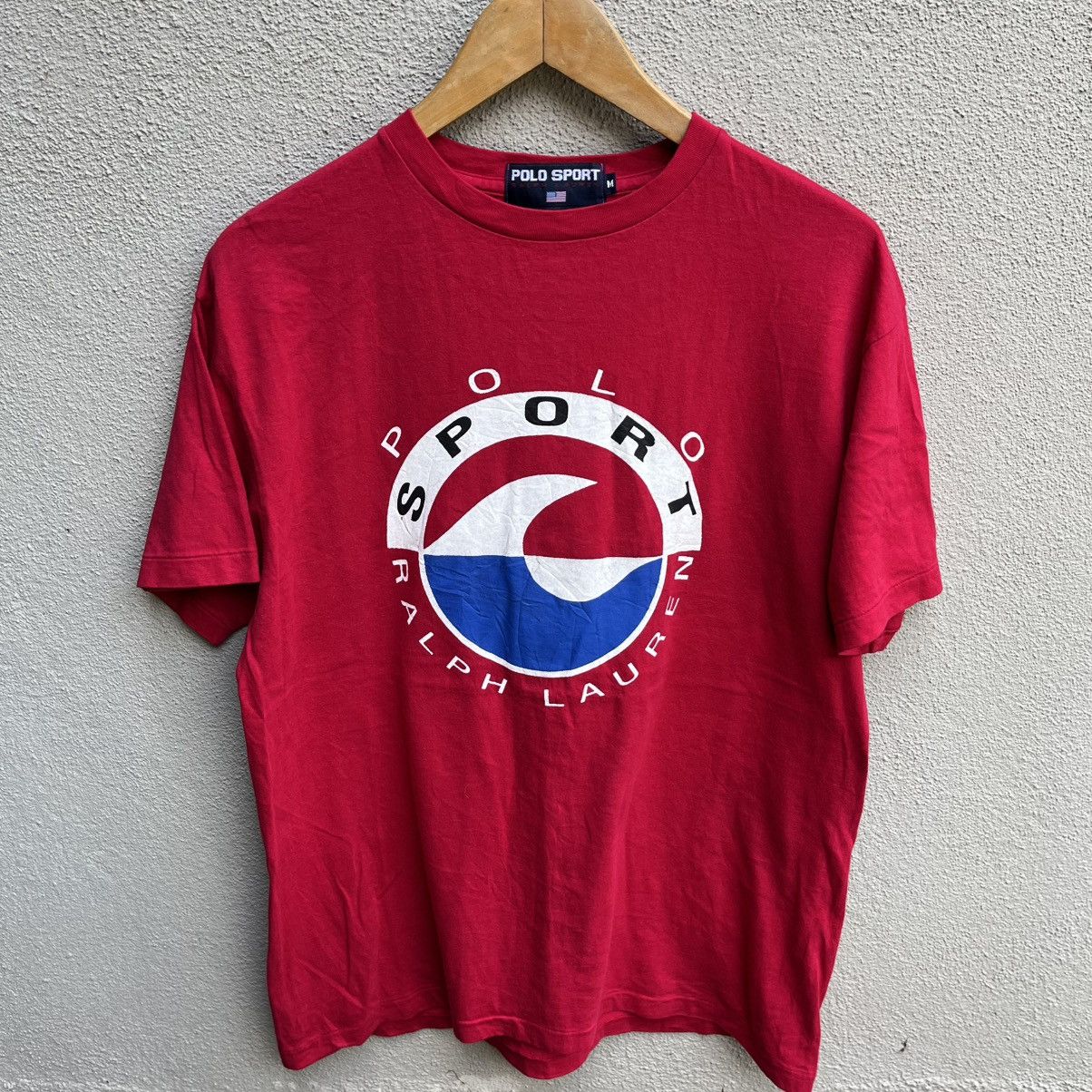 Polo Ralph Lauren Vintage POLO SPORT RALPH LAUREN sailing tee Size US M / EU 48-50 / 2 - 2 Thumbnail
