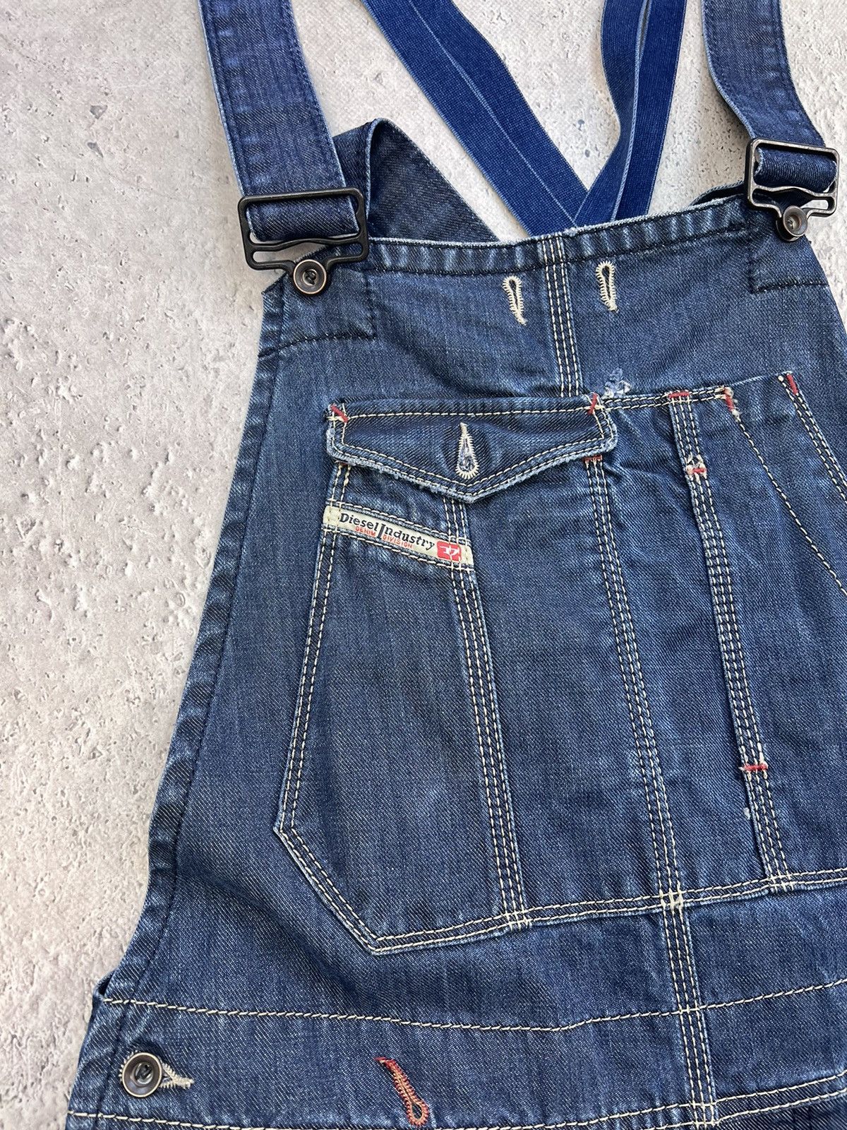 Diesel × Japanese Brand VINTAGE Y2K OVERALL DIESEL DISTRESSED HYPE Size US 32 / EU 48 - 8 Thumbnail