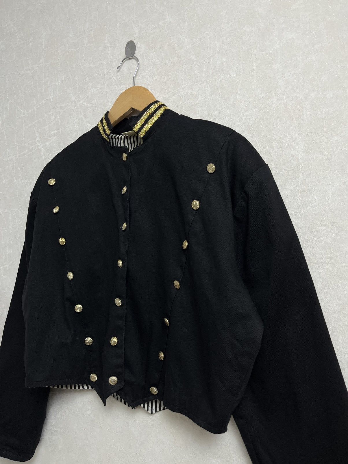 Hysteric Glamour × Undercover 00s Napoleon Military Cropped Jacket Coat PPFM LGB Vibe Size US S / EU 44-46 / 1 - 4 Thumbnail