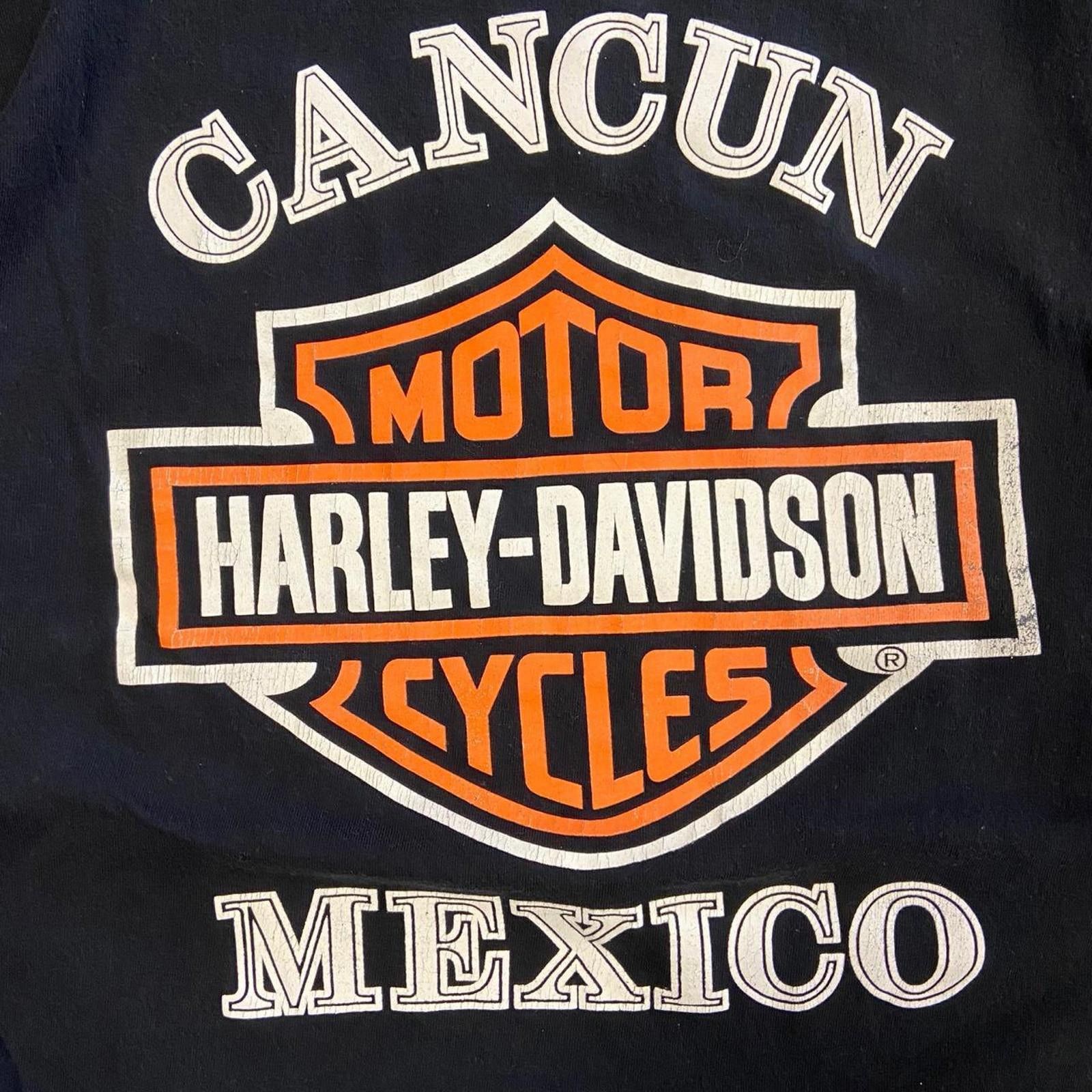 Harley Davidson Vintage Harley Davidson Cancun Skull Tee Size US XL / EU 56 / 4 - 5 Thumbnail