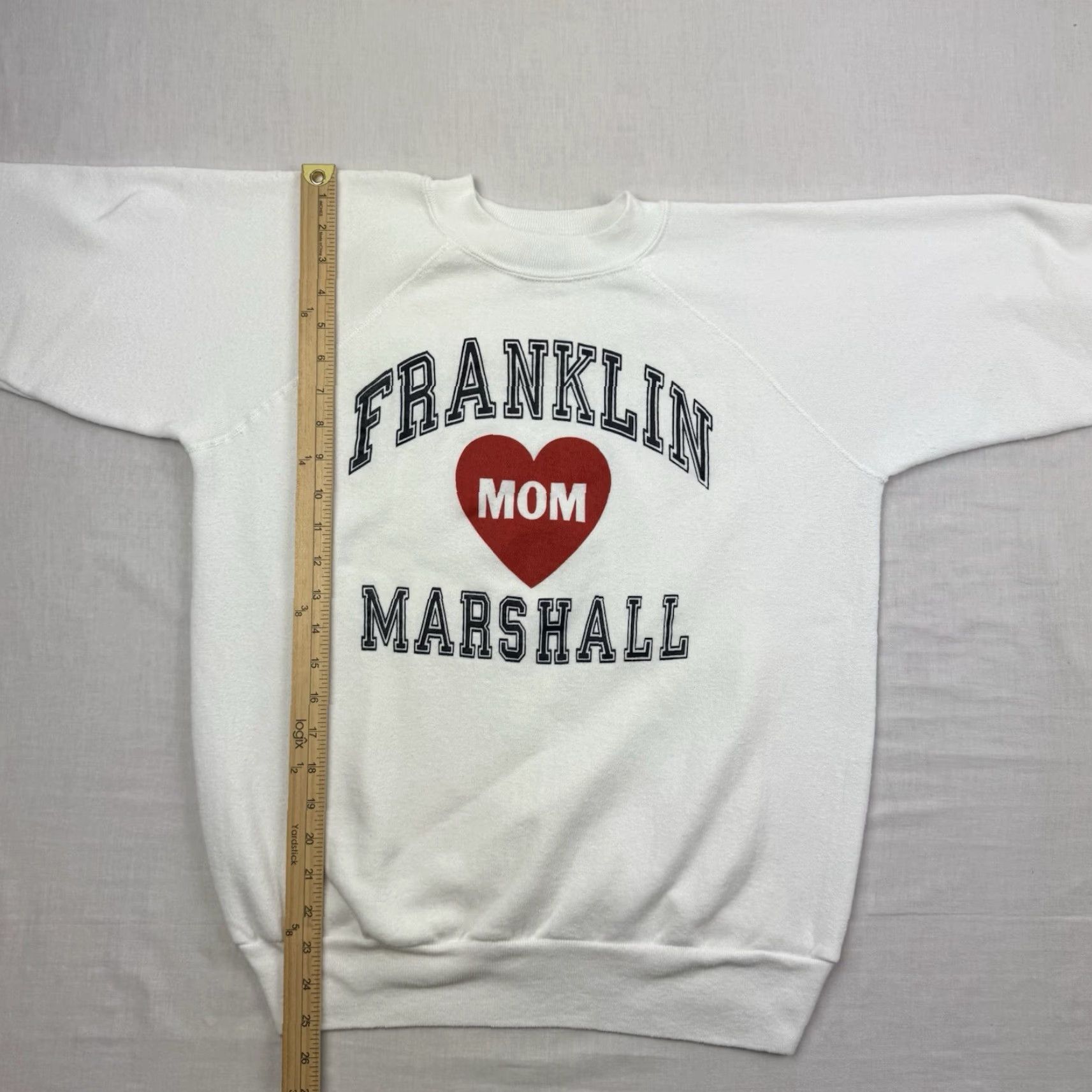 Jansport VINTAGE Franklin & Marshall College Sweatshirt Adult M White 80s USA Mom Mens Size US M / EU 48-50 / 2 - 7 Thumbnail