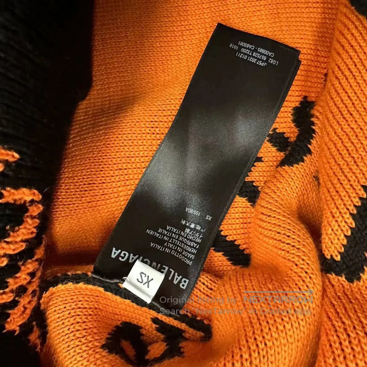 Balenciaga Balenciaga Logo Full Letter Barrage Sweater Men. Size XL / US 12-14 / IT 48-50 - 5 Thumbnail