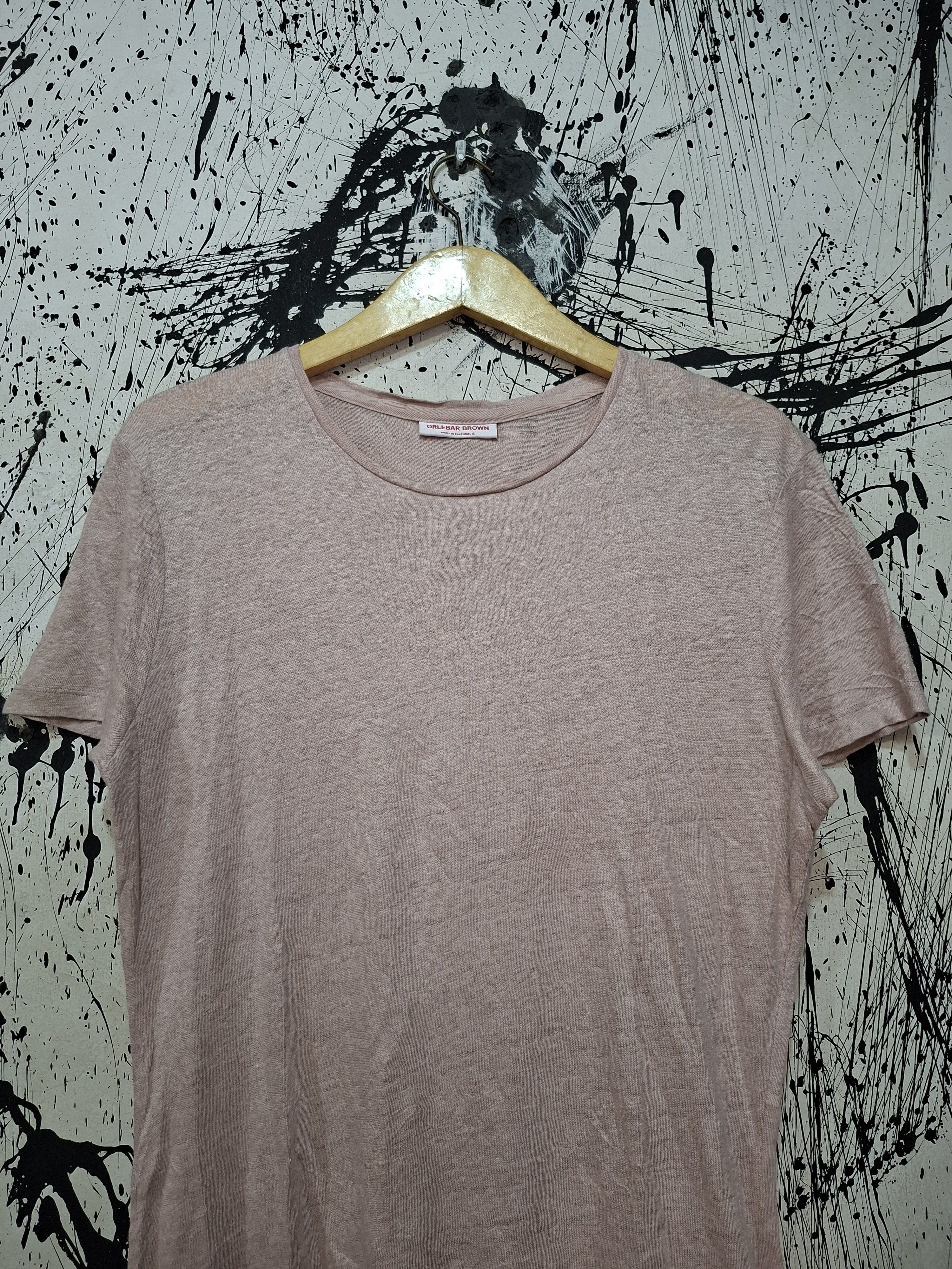 Orlebar Brown ORLEBAR BROWN 100% LINEN CASUAL T-SHIRT Size US S / EU 44-46 / 1 - 3 Thumbnail