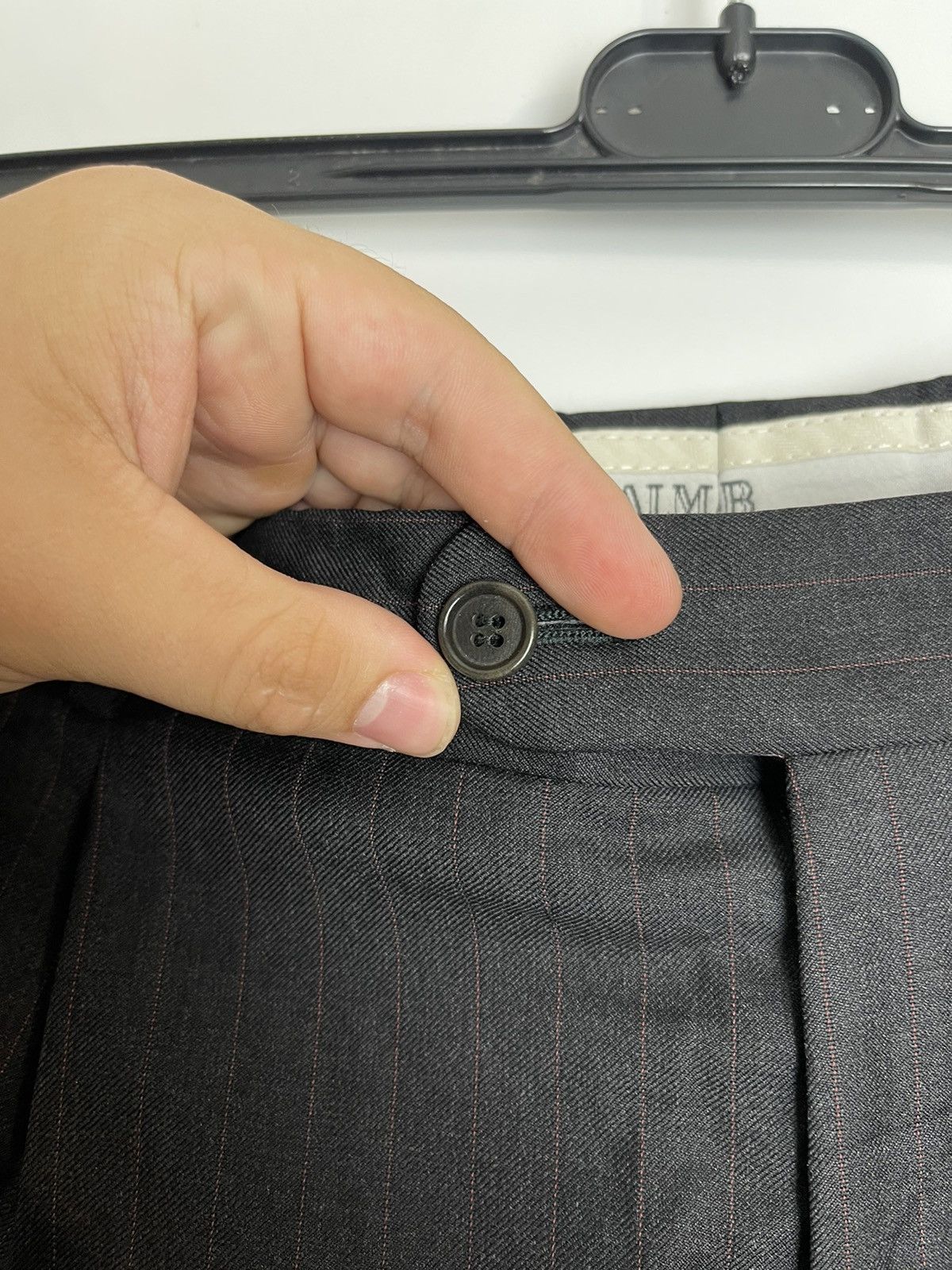 Balmain Vintage PIERRE BALMAIN Wool Grey Trousers True Fade Size US 34 / EU 50 - 4 Thumbnail